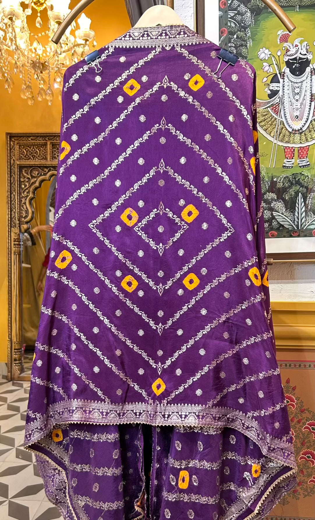 Zarwina Organza Suit (Purple)