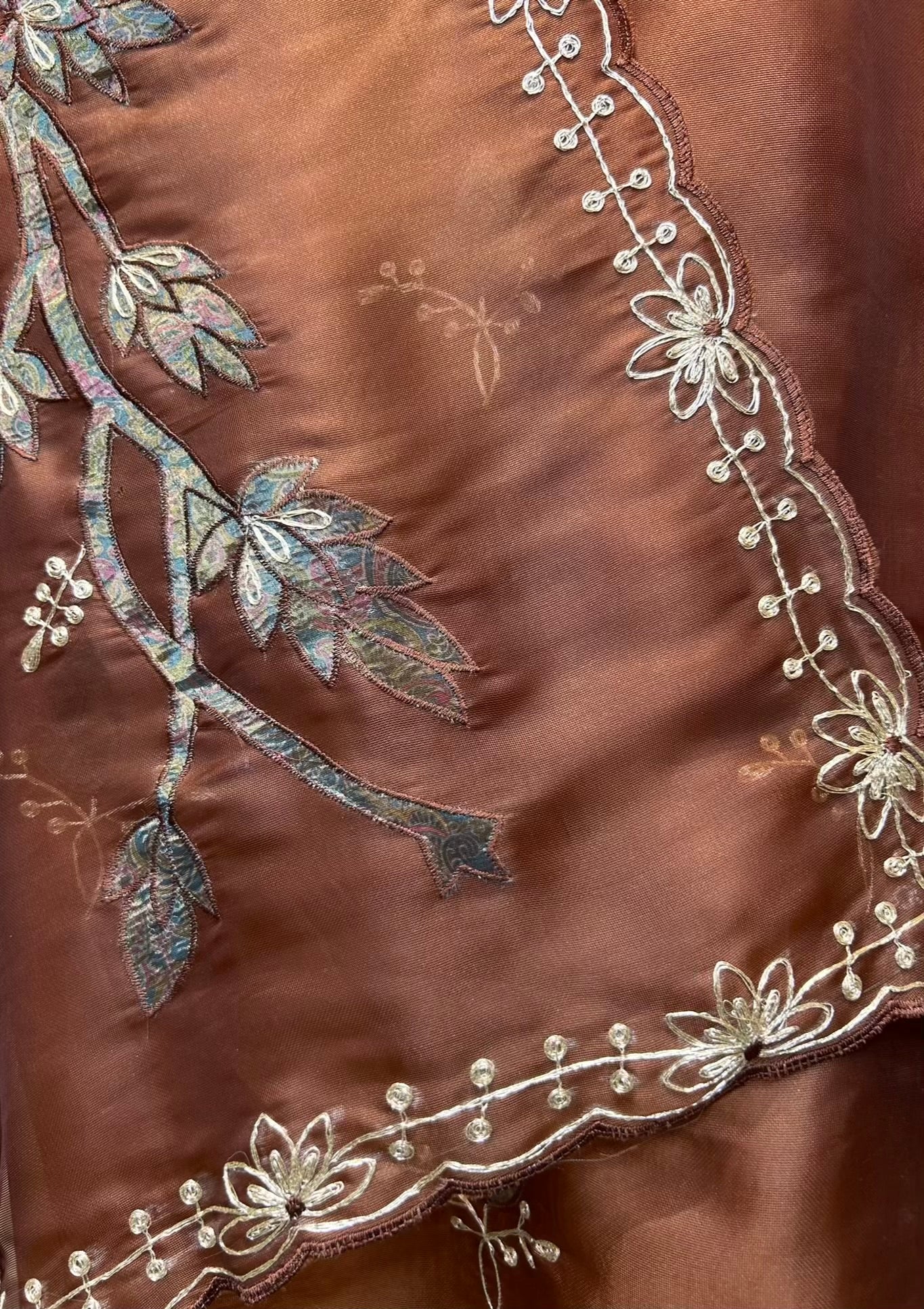 Tavira Organza Suit (Rust)