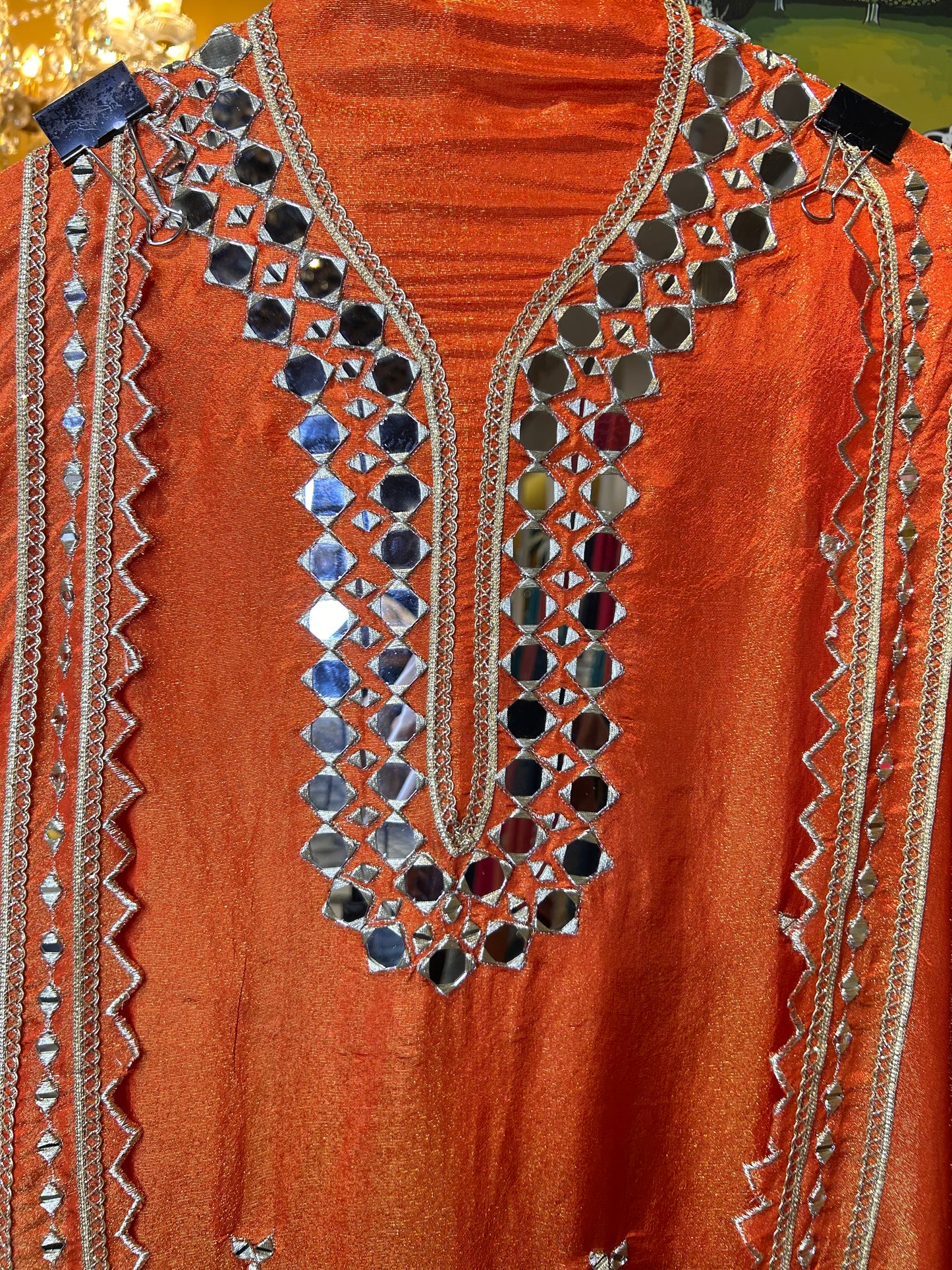 Zareen Jhalak Suit (Orange)