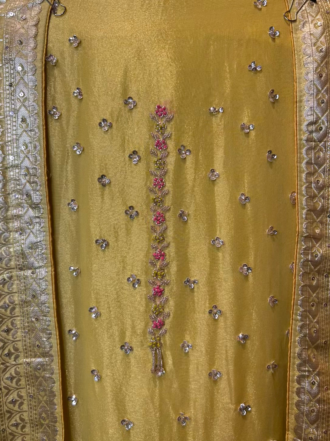 Zarmeira Organza Suit (Yellow)