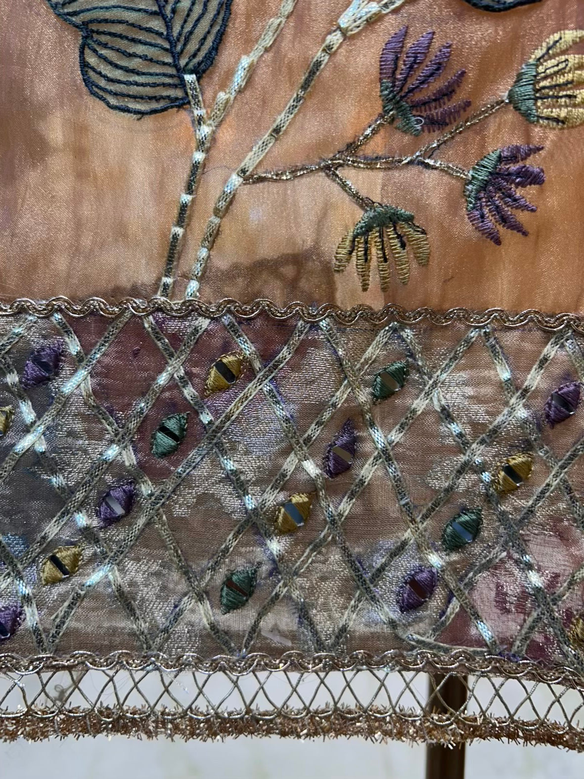 Rimzara Noor Gota Suit (Peach)