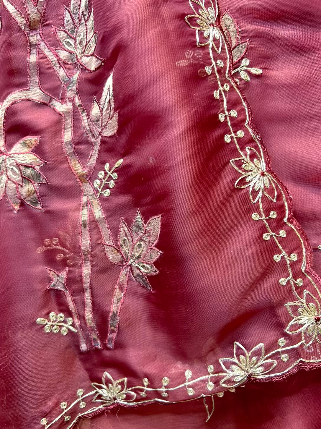 Tavira Organza Suit (Red)