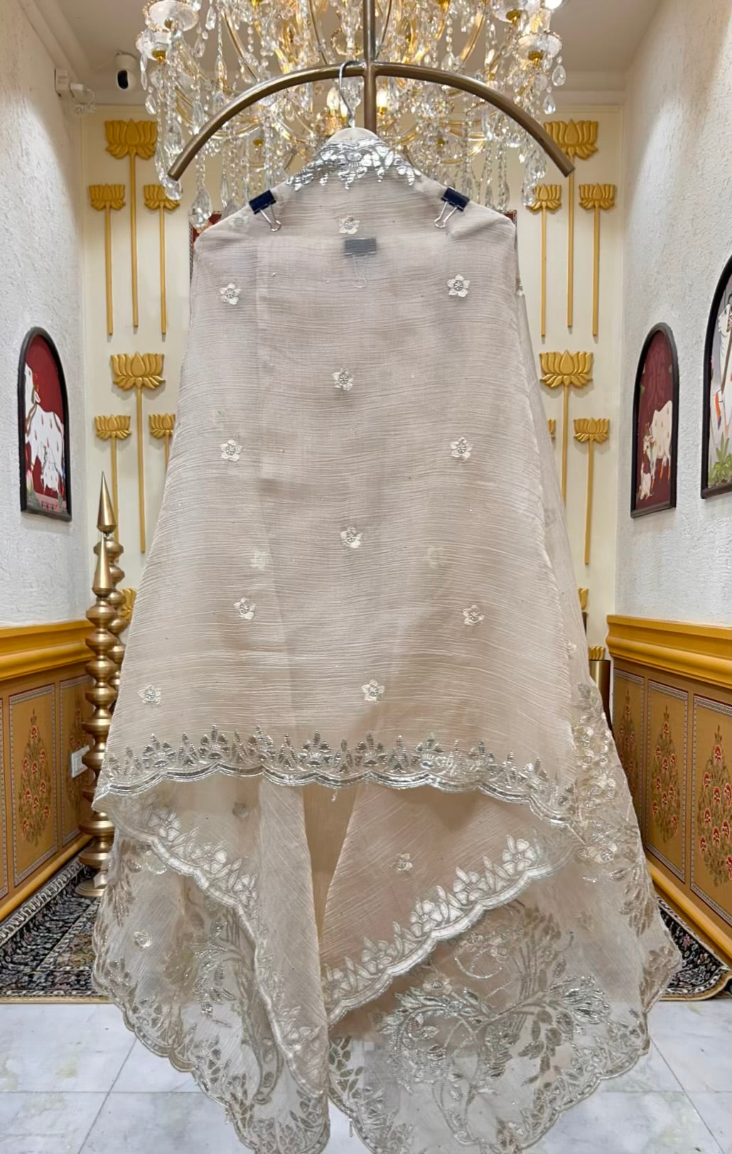 Ishra Leather Élan Suit (Peach)