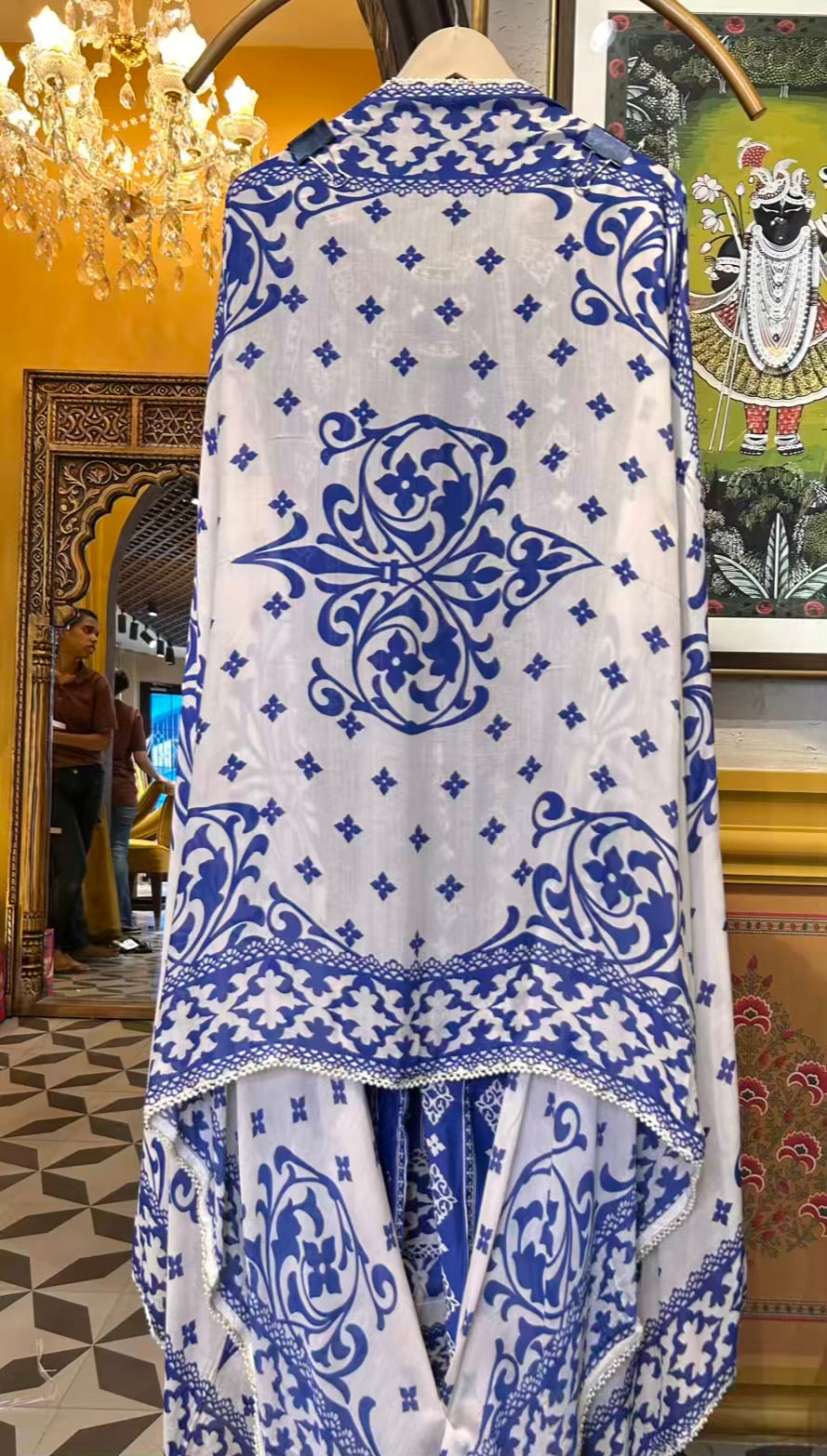 Mehrunisa Muslin Suit (Blue)