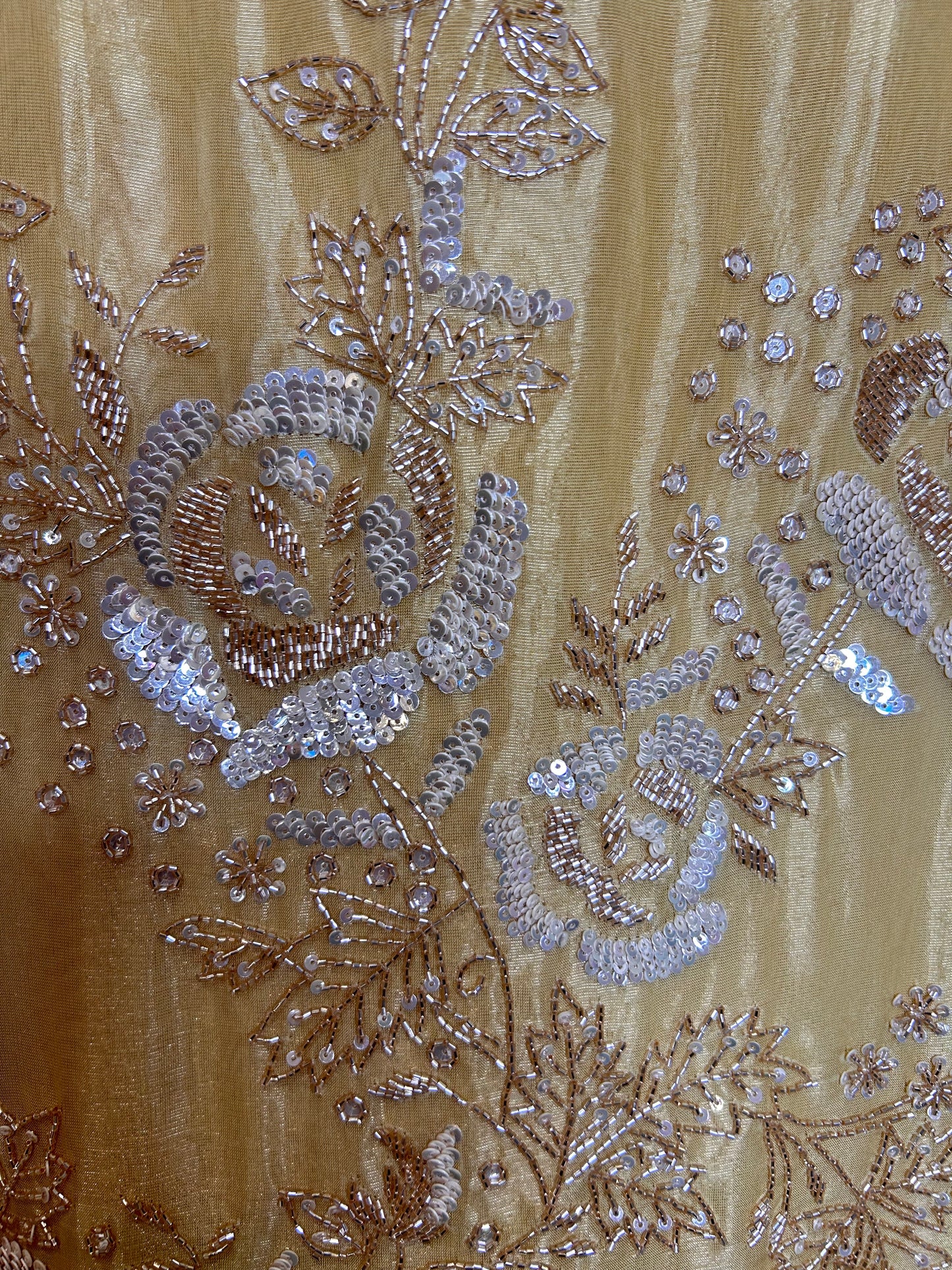Zarqash Organza Suit (Yellow)