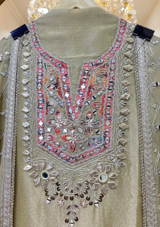 Naaz-e-Zar Organza Suit