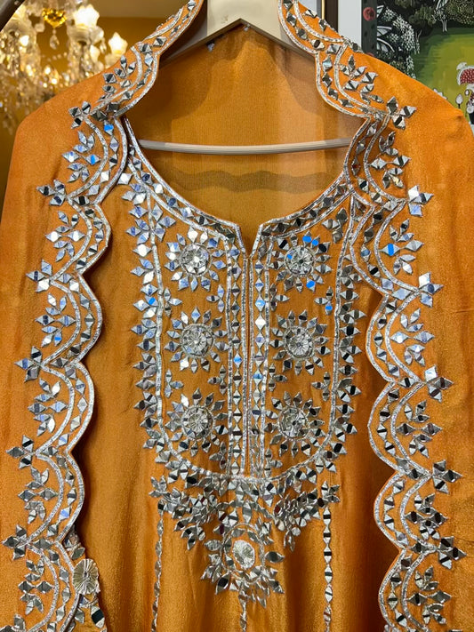 Ameera-é-Noor Anarkali (Orange)