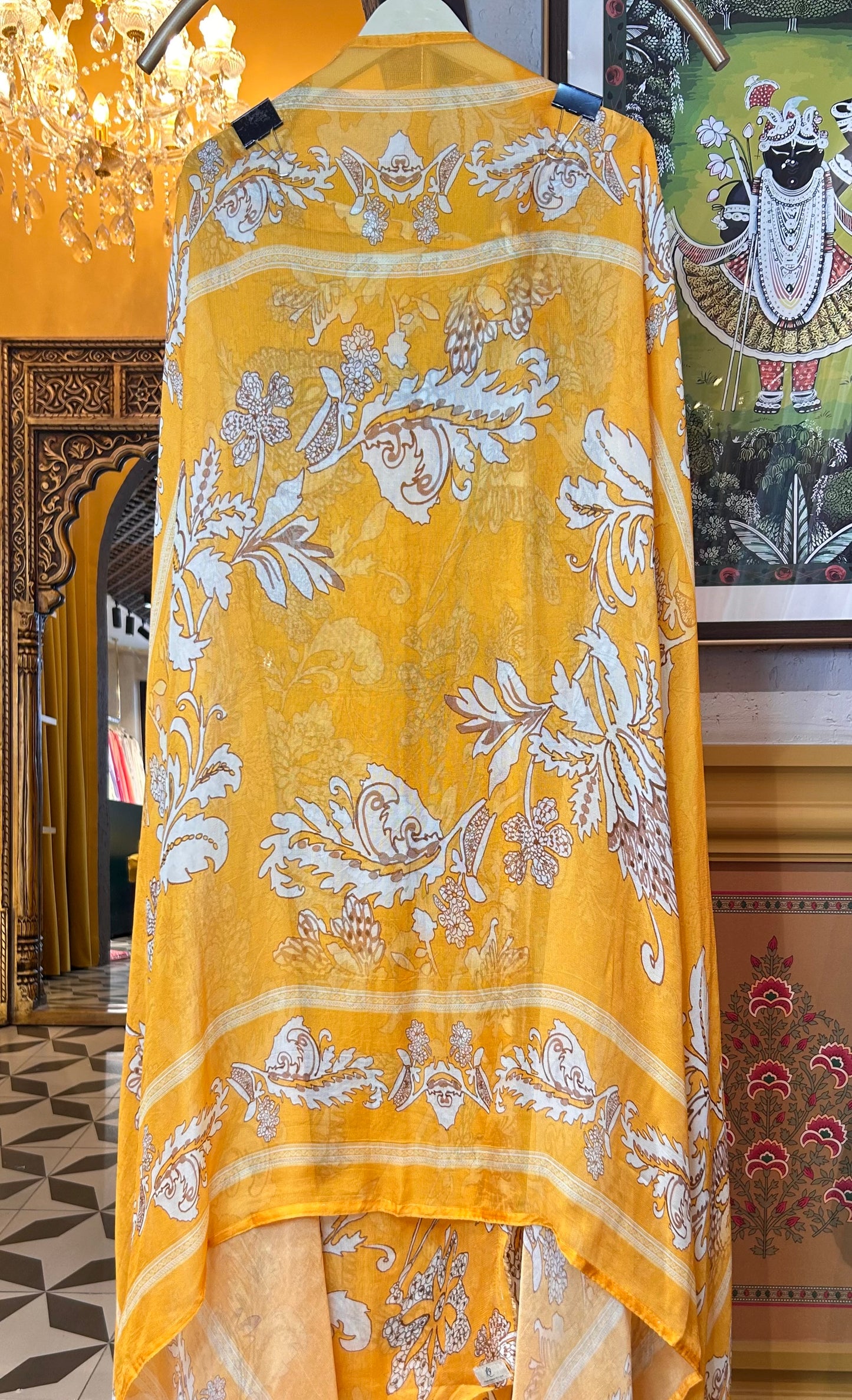 Afsheen Organza Suit (Yellow)