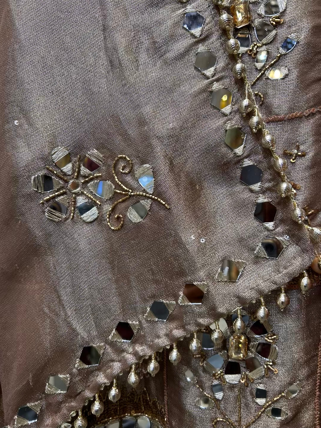 Zayhera Organza Suit (Beige)