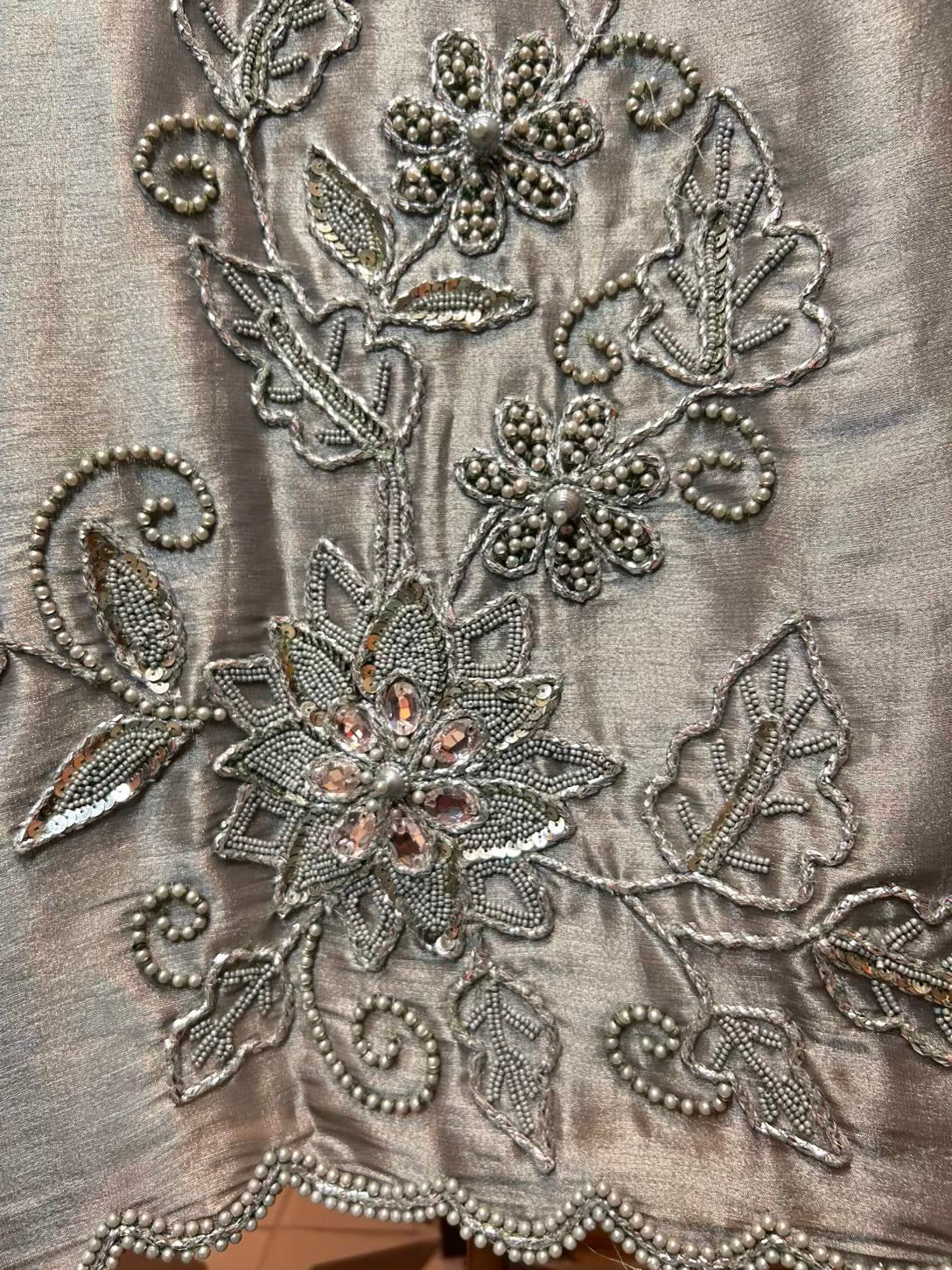 Zarmeen Organza Suit (Green)