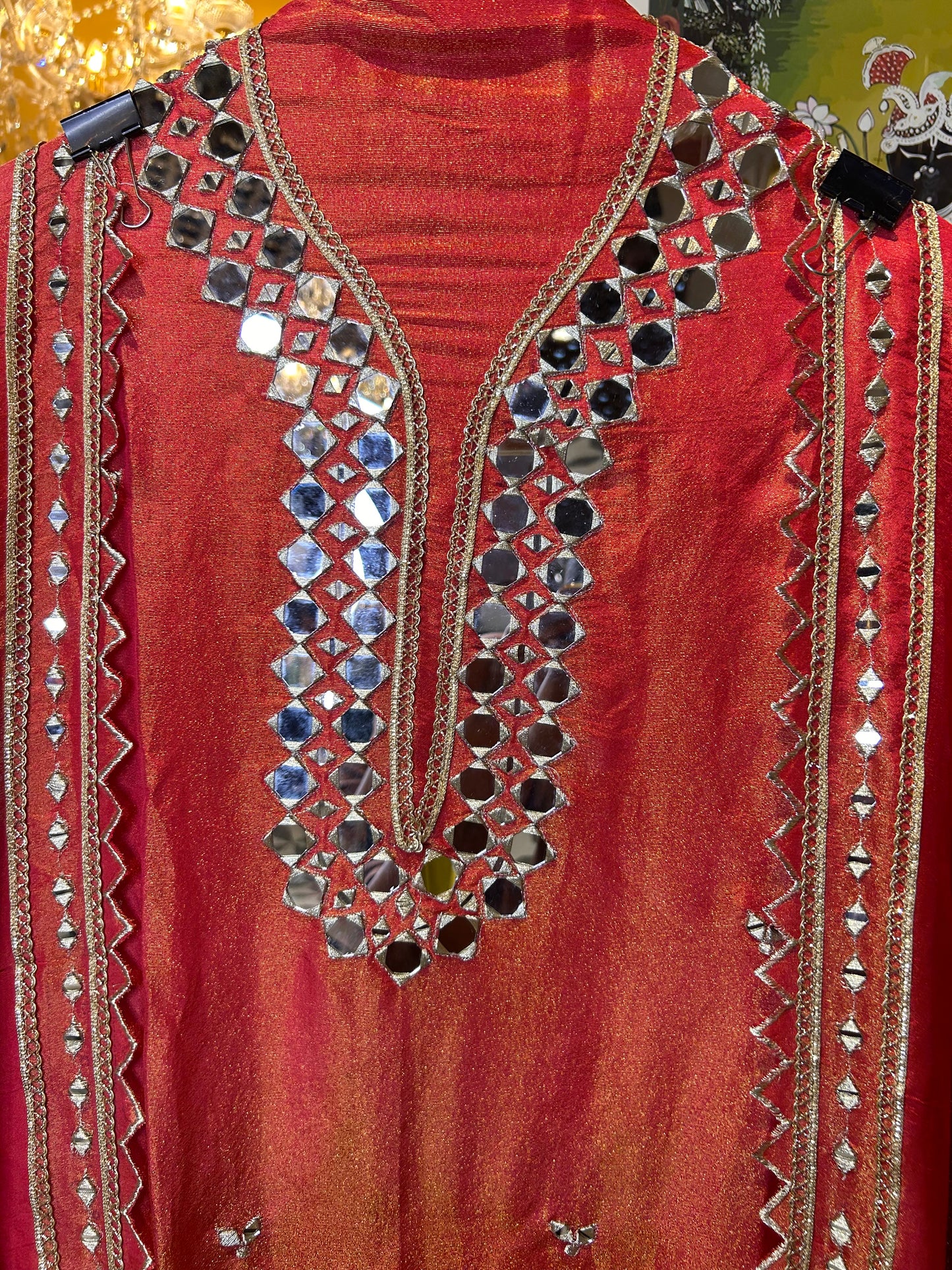 Zareen Jhalak Suit (Carrot Pink)