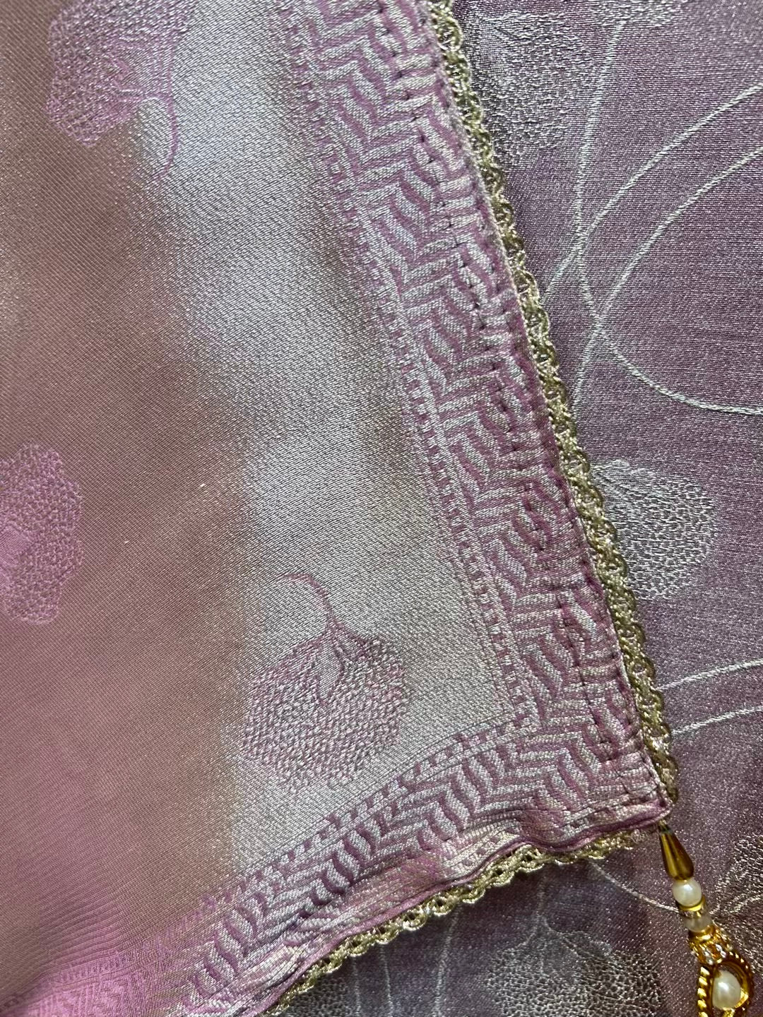 Zarbanoor Brocade Suit (Lavender)