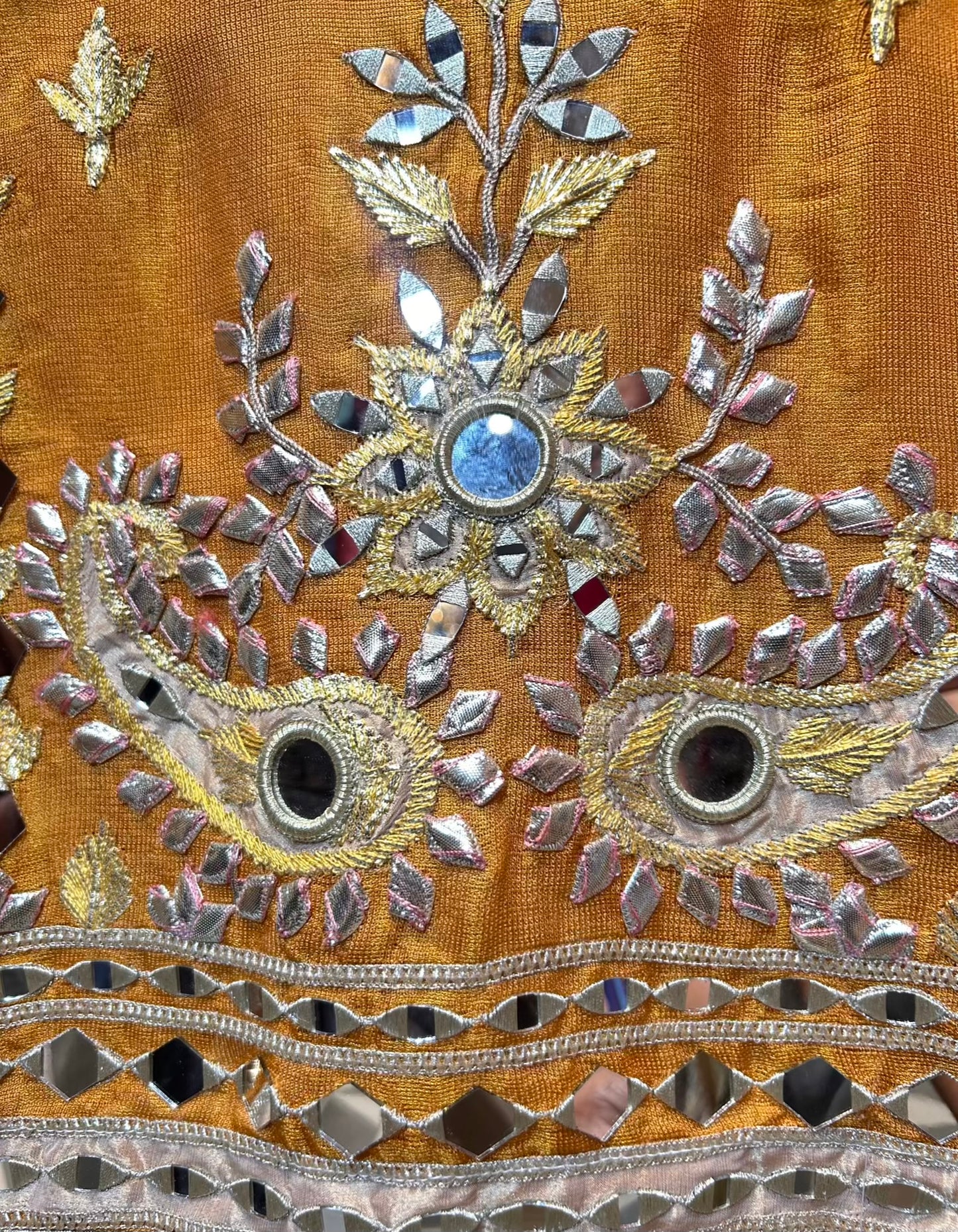 Roshanaé-Noor Organza Suit (Orange)