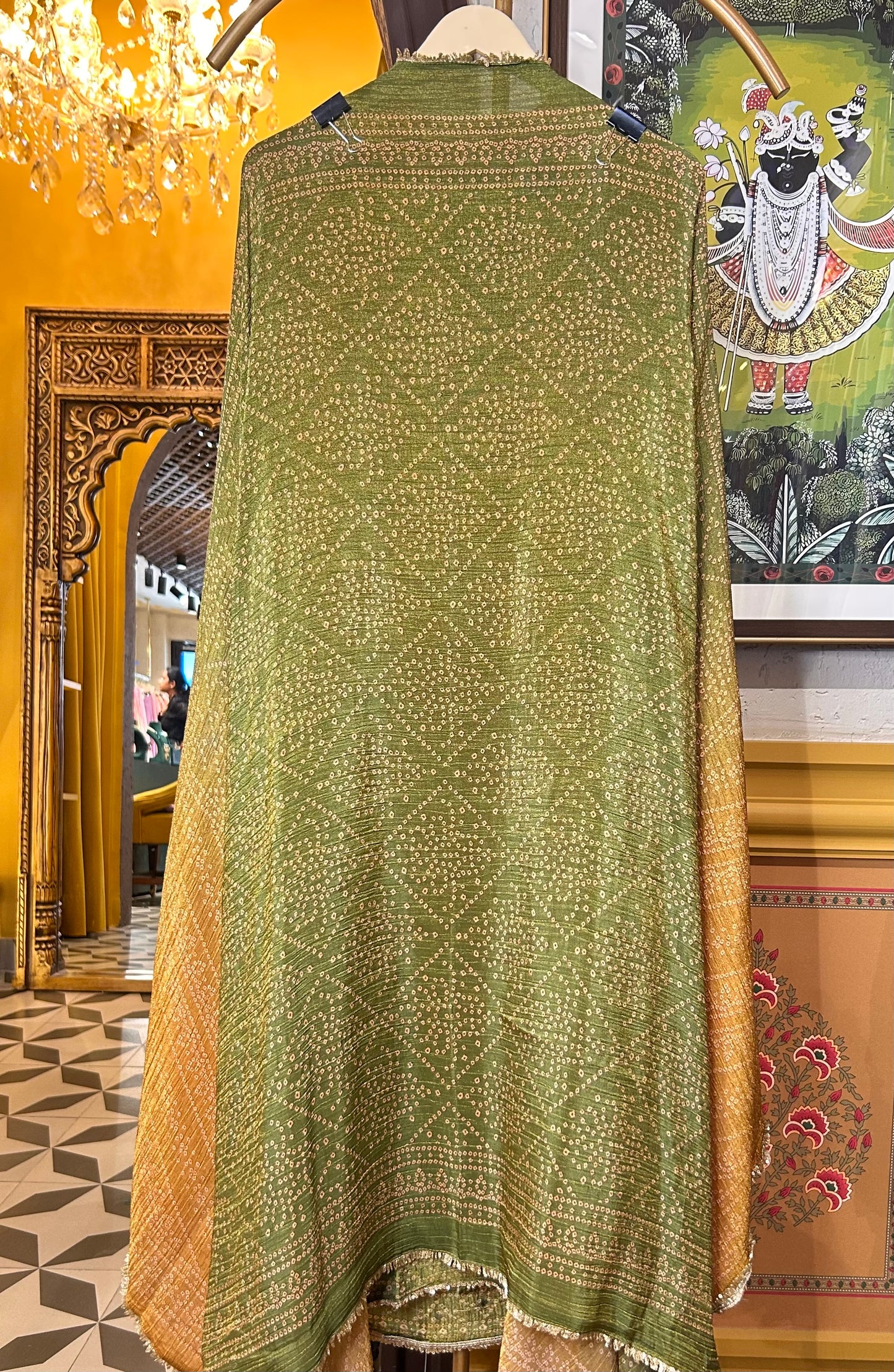 Zareen Gera Tissue Suit (Green)