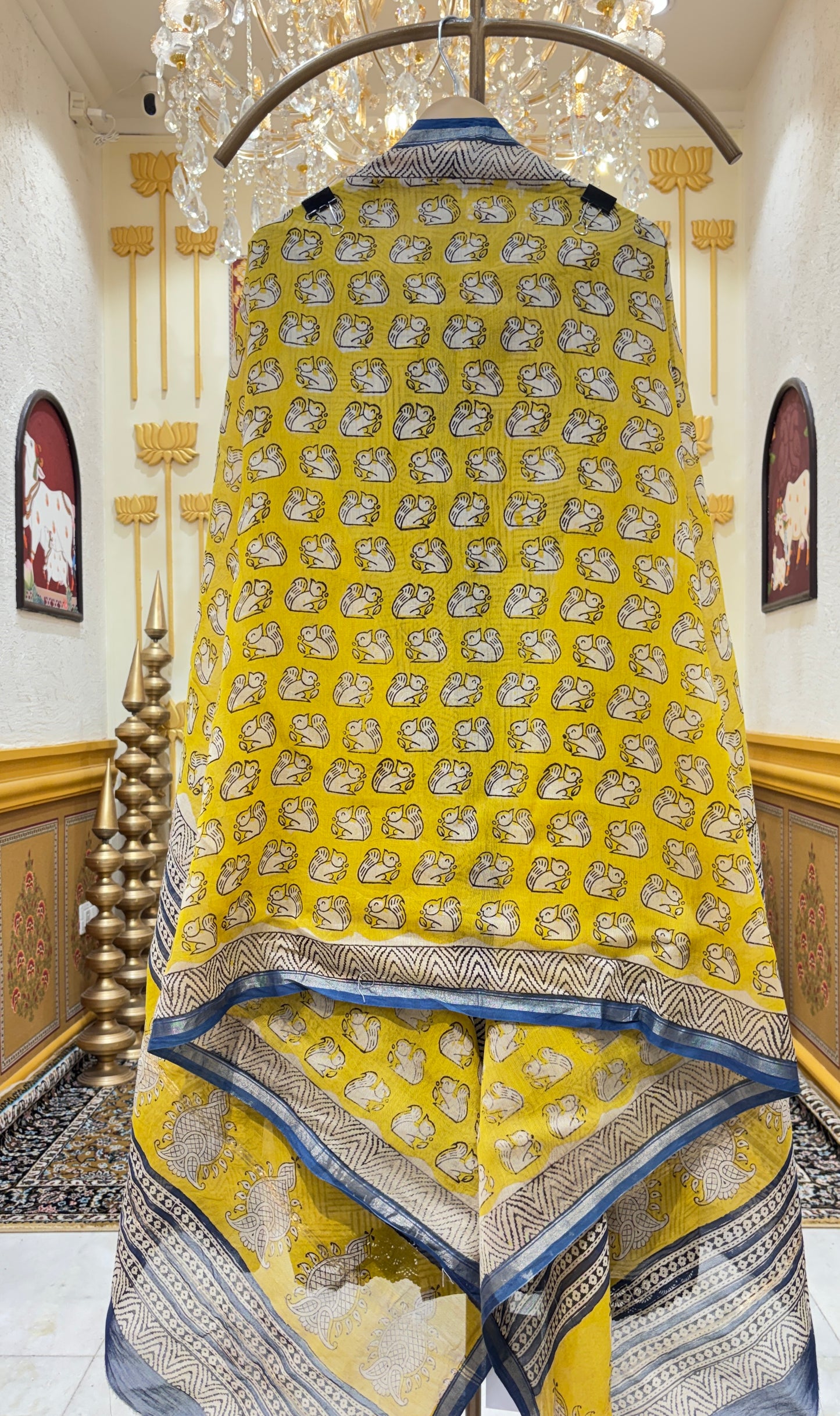 Nooriya Lace Chanderi Suit