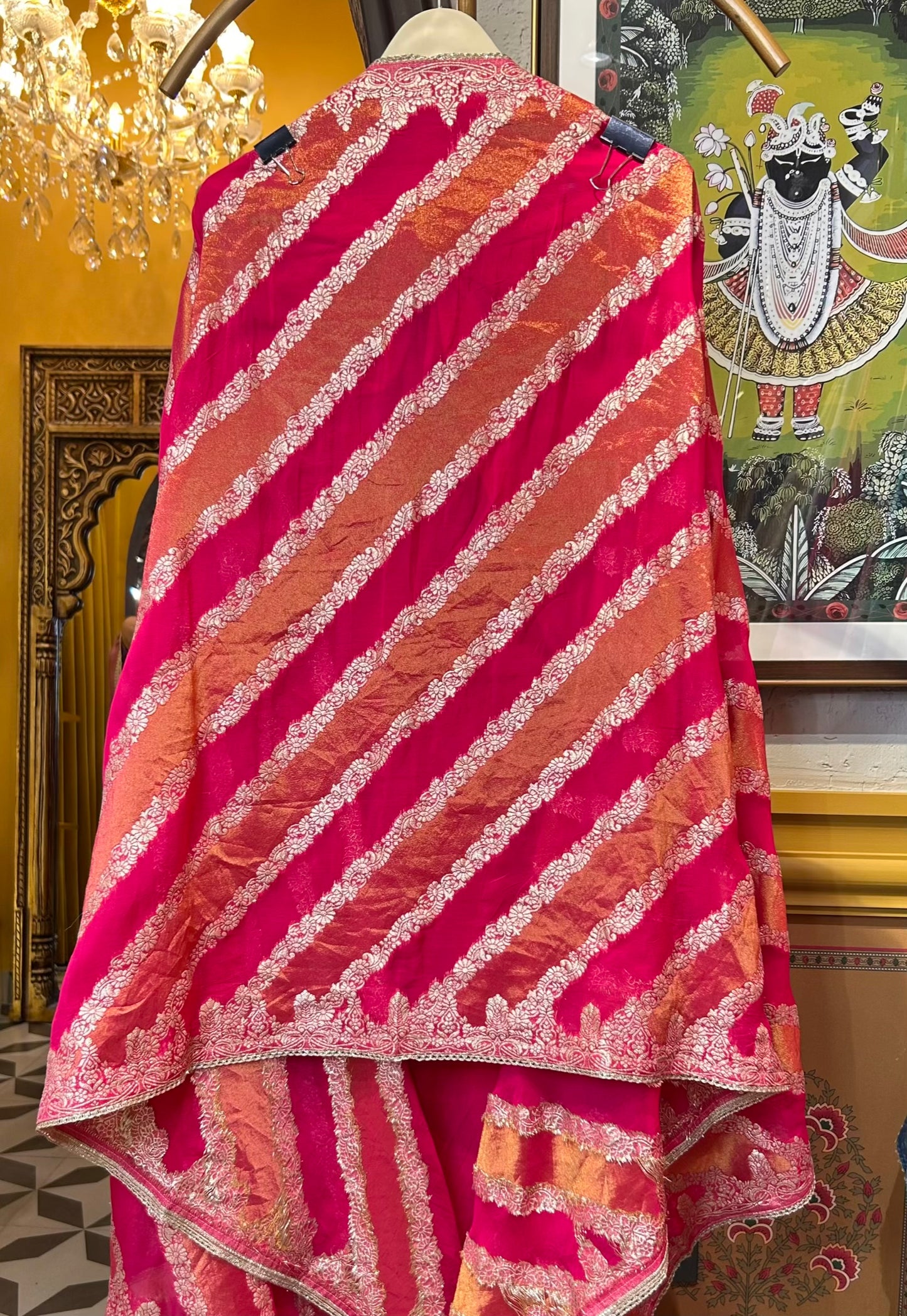 Firozaan Chanderi Suit (Red)