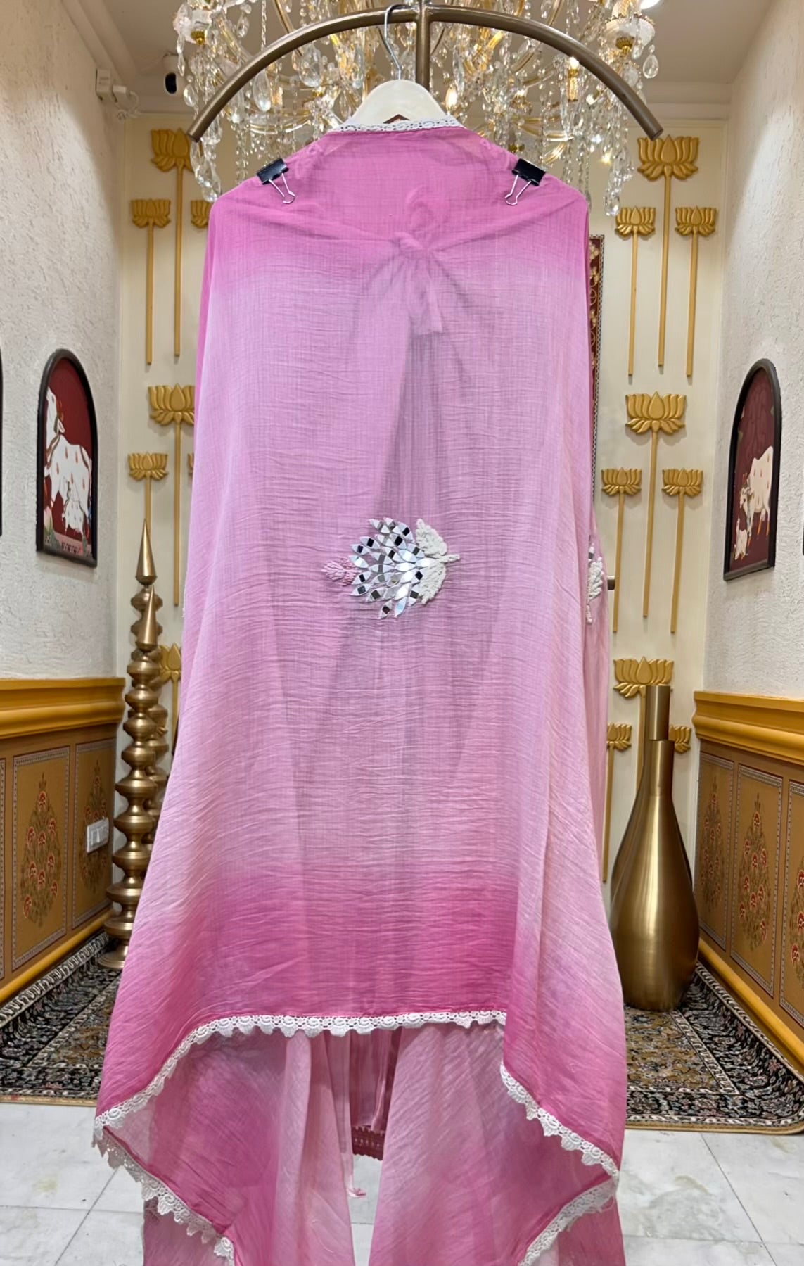 Zehra Mul Lace Élan Suit (Pink)