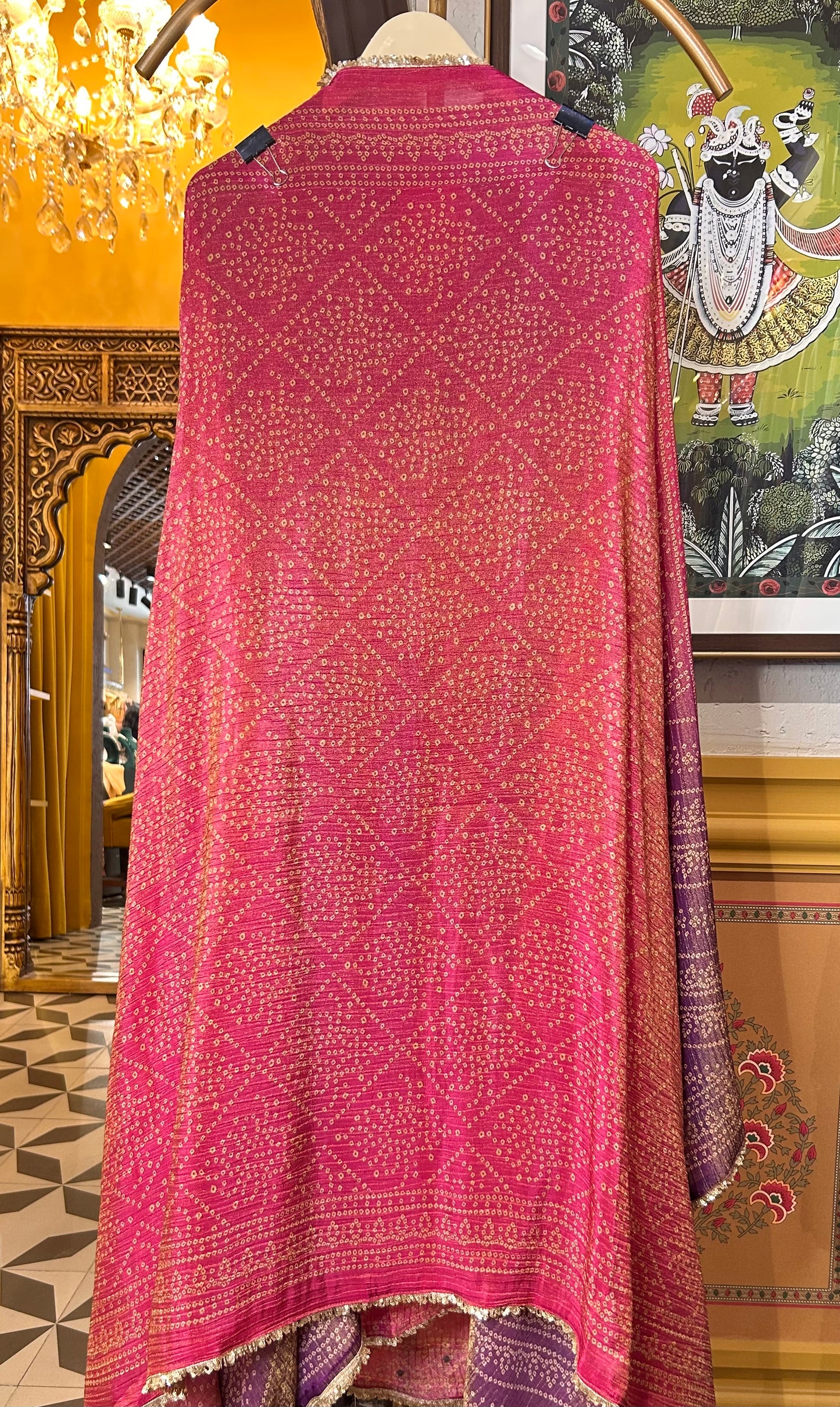 Zareen Gera Tissue Suit (Pink)