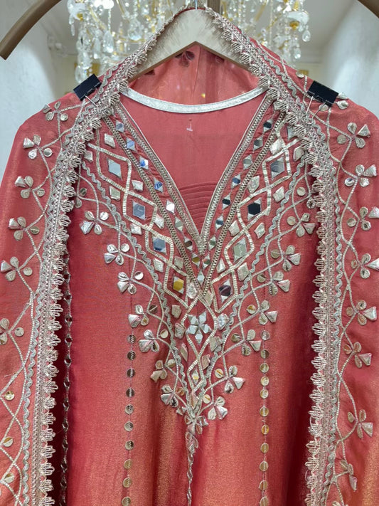 Sehar Gota Mirror Farshi Set