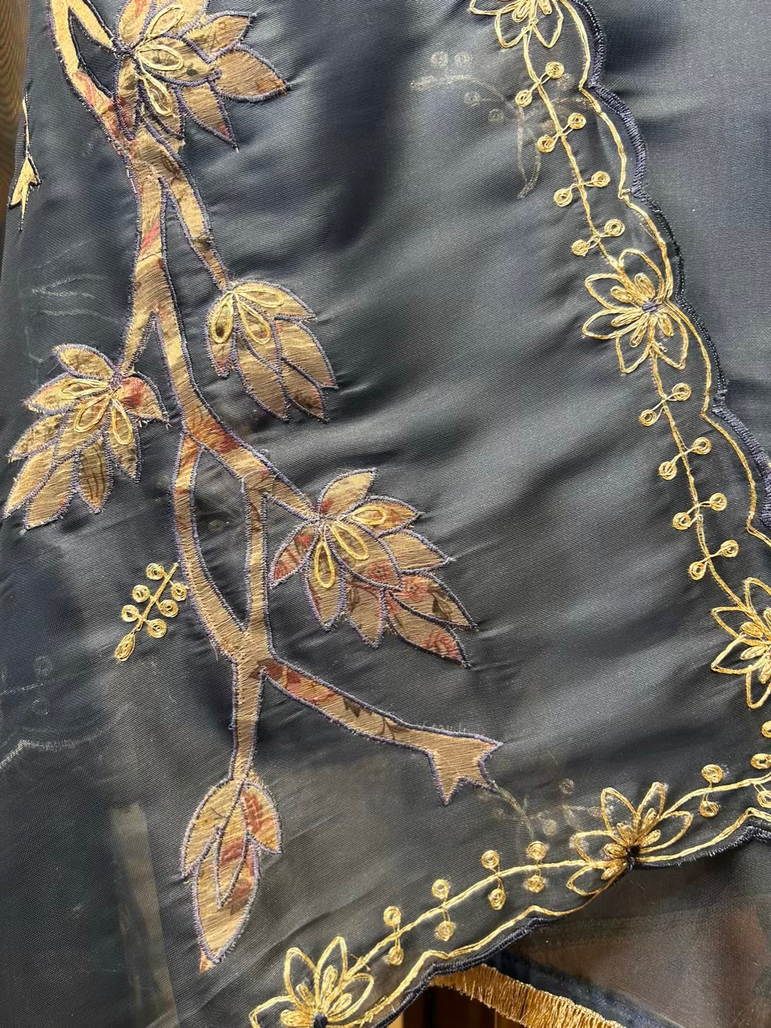 Tavira Organza Suit (Peacock Blue)