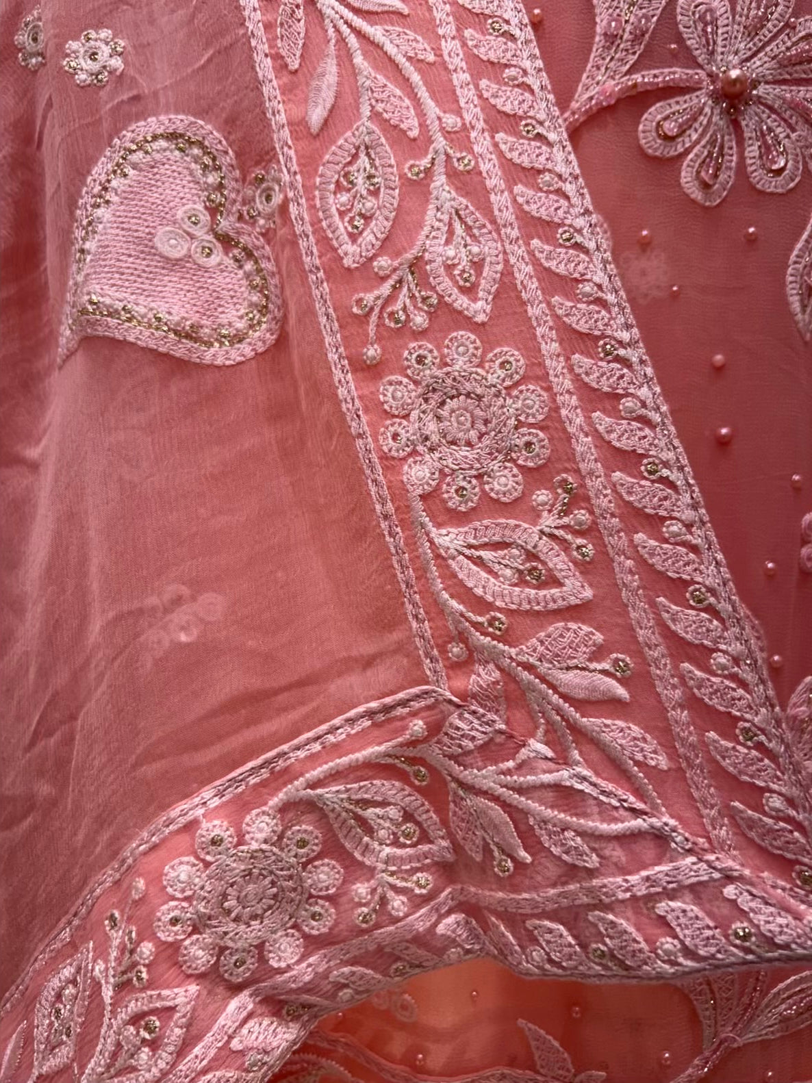 Vihana Sequin Bloom Suit (Light Pink)