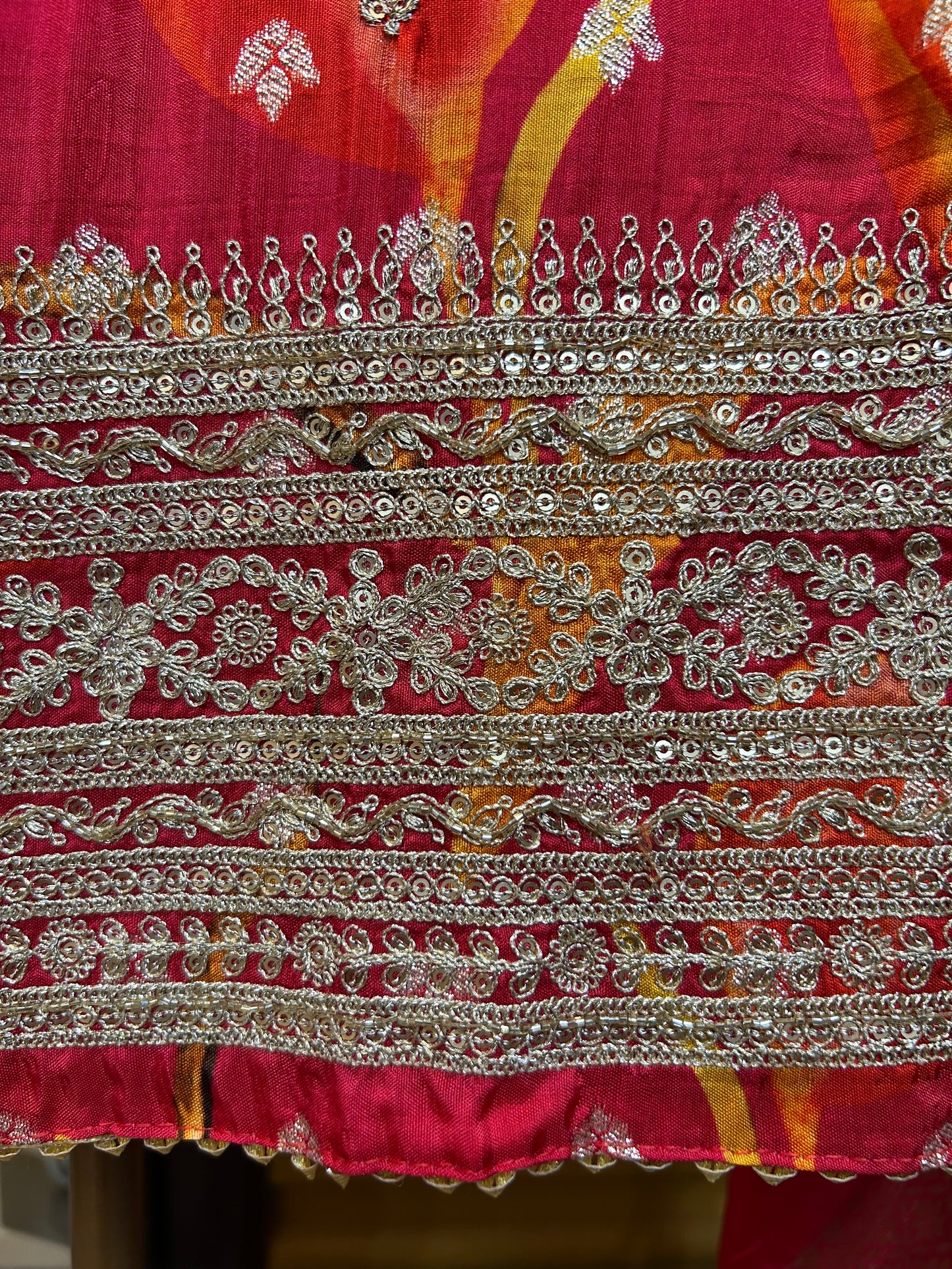 Siyaar Banarasi Suit (Orange)