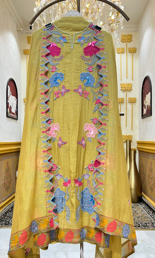 Mrinalesha Mul Chanderi Suit
