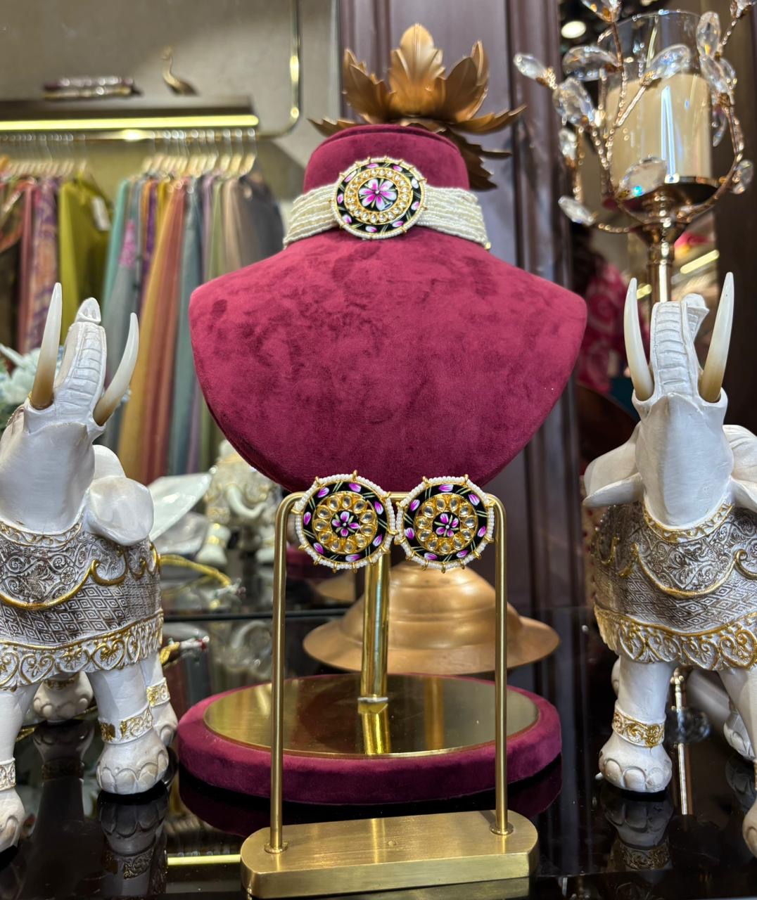 Rivaaz Choker Set (Black)