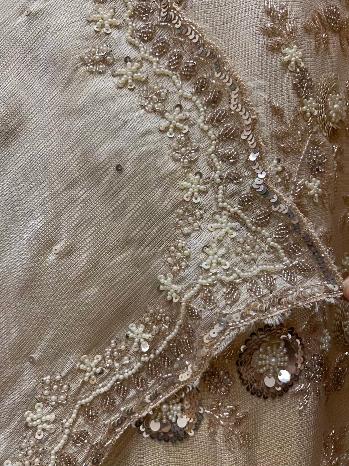 Aabira Handcrafted Veil Suit