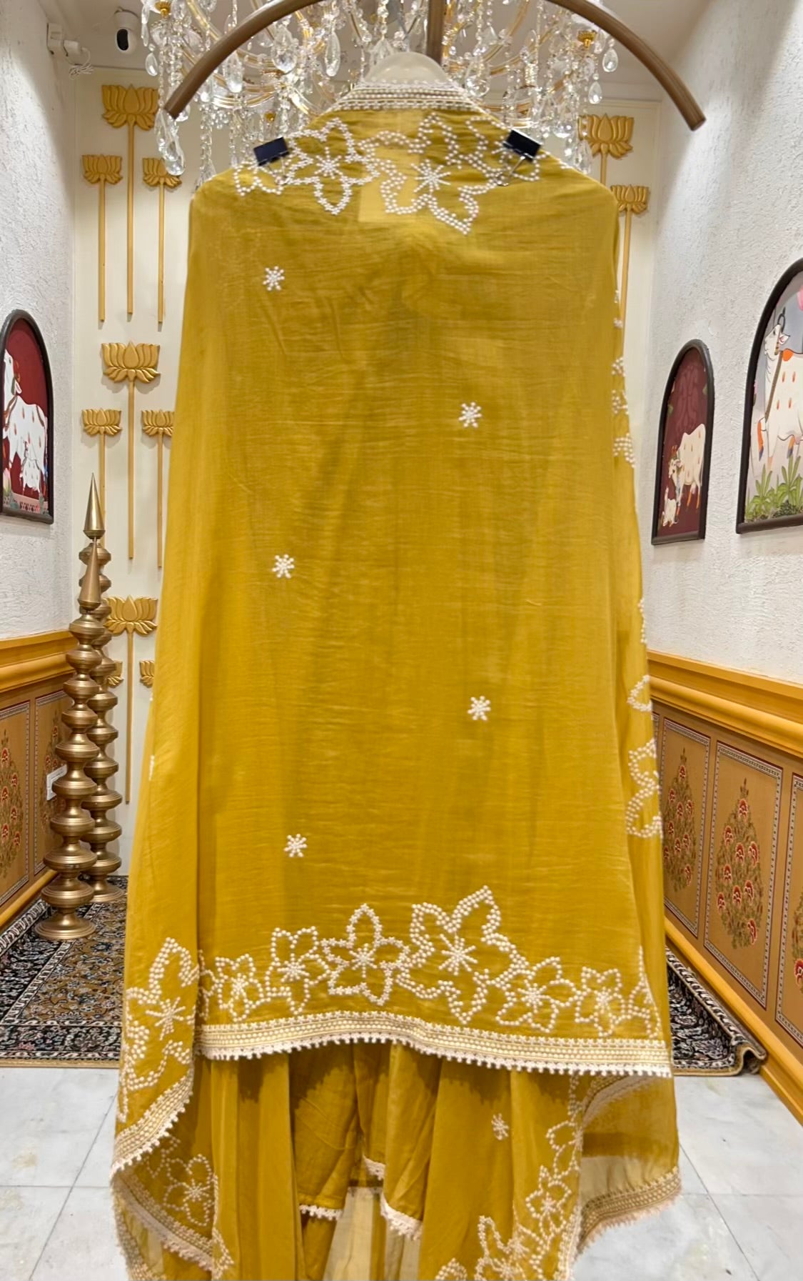 Evara Threadloom Chanderi Suit