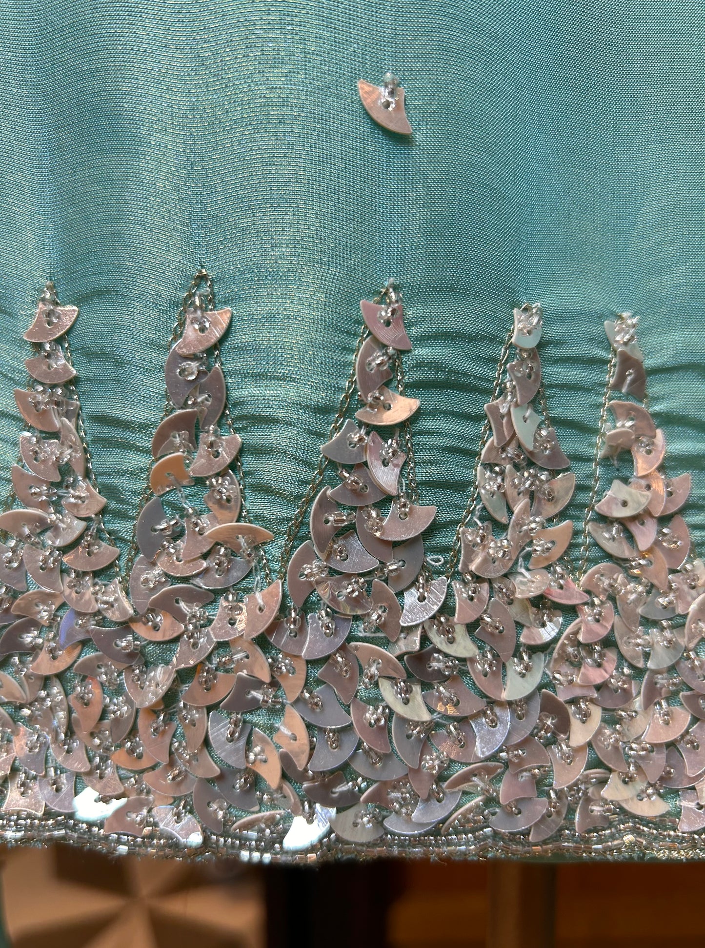 Naureen Organza Suit (Blue)