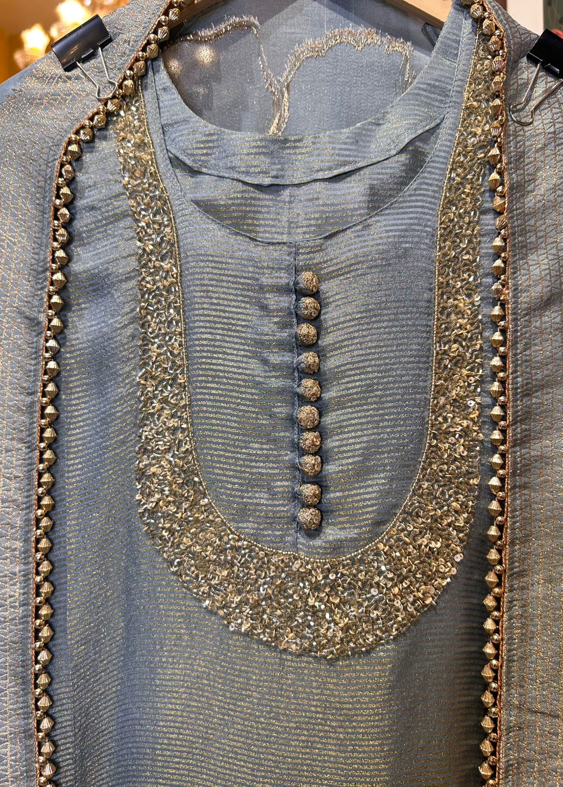 Zarice Organza Suit (Powder Blue)