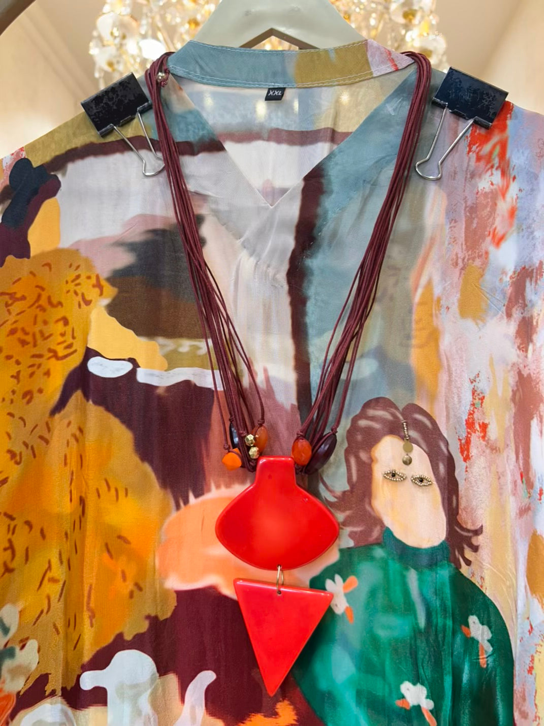 Orvya Printed Crêpe Co-ord Set