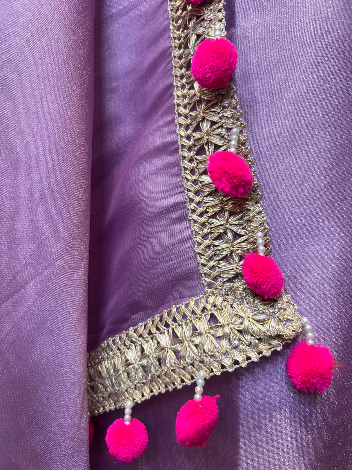 Sahira Organza Suit (Lavender)