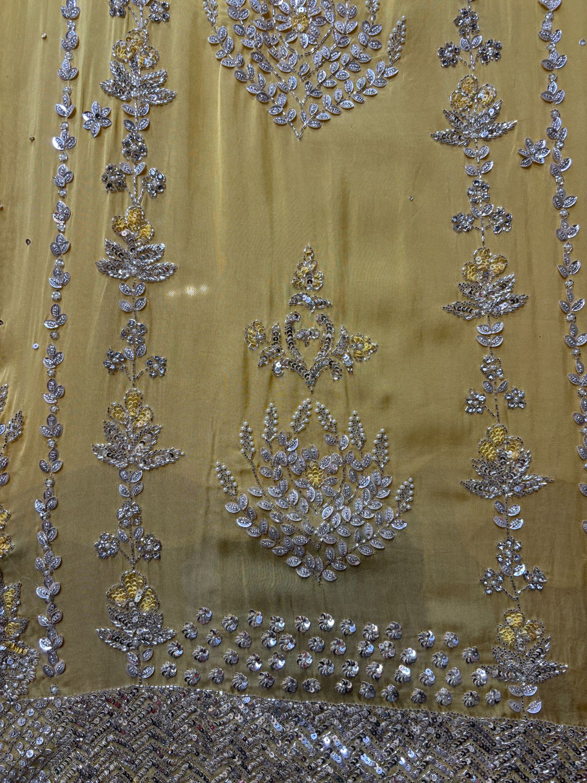 Zariha Organza Suit (Yellow)