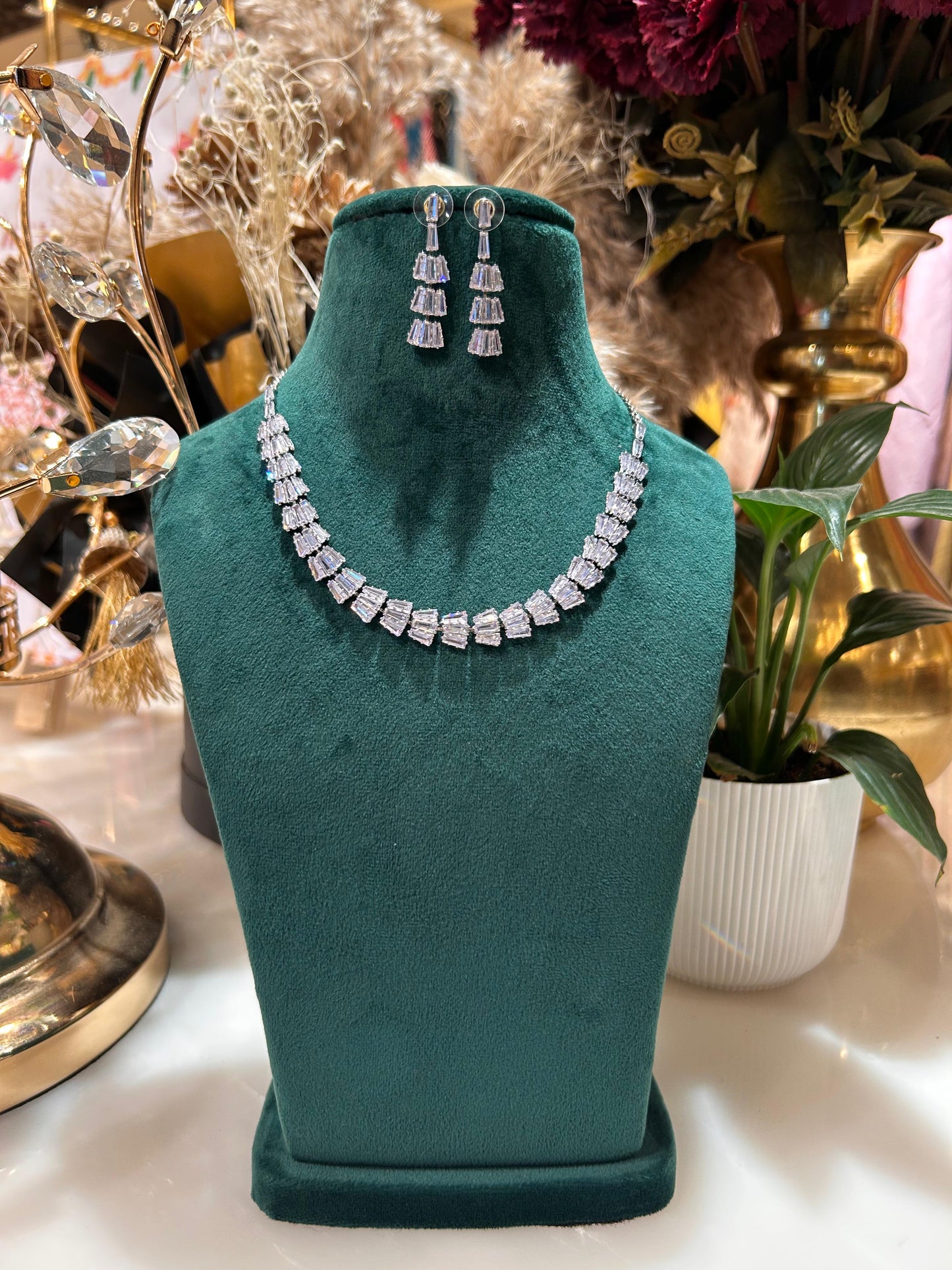 Crystal Cascade CZ Set