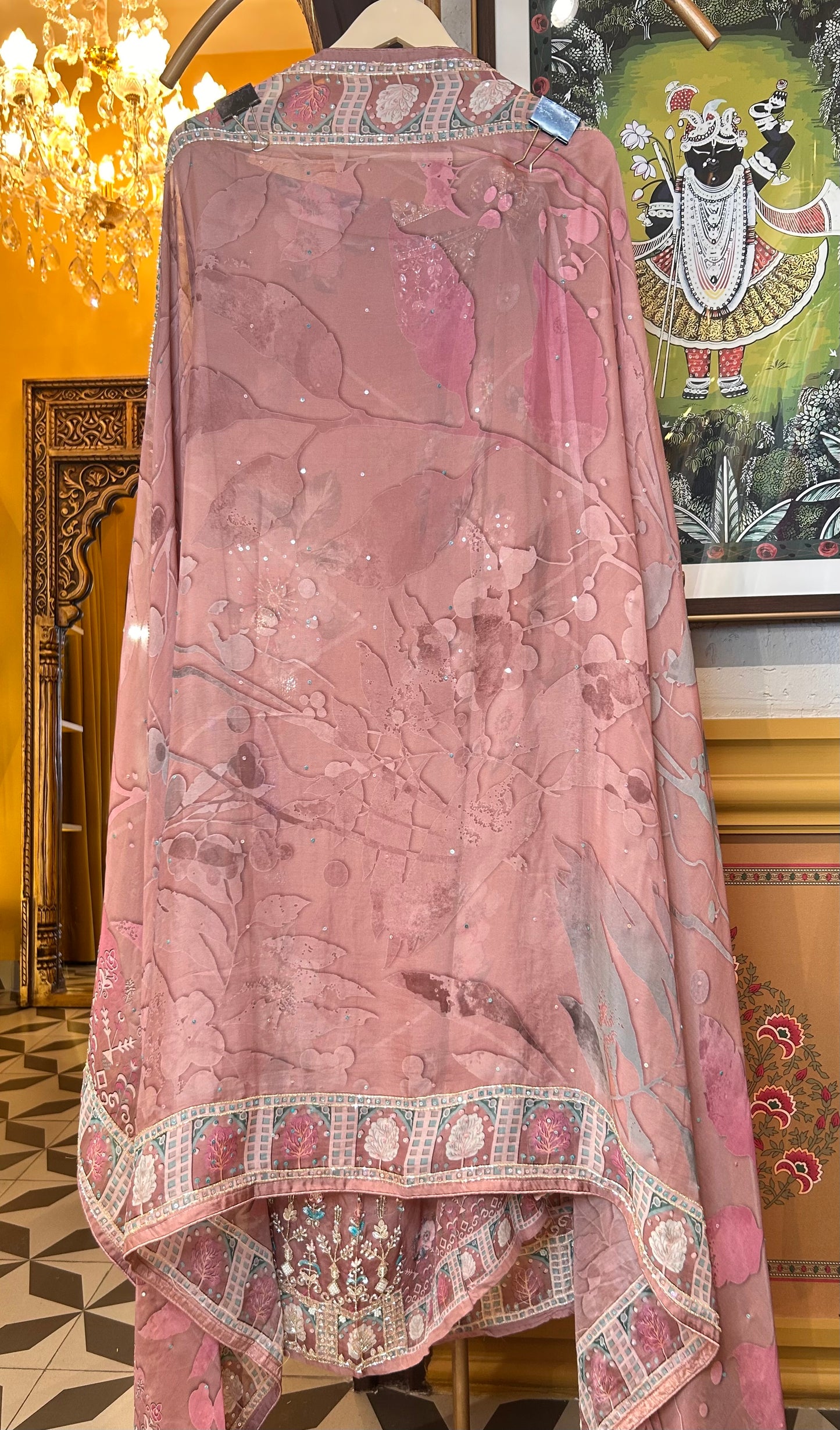 Eshani Organza Printed Suit