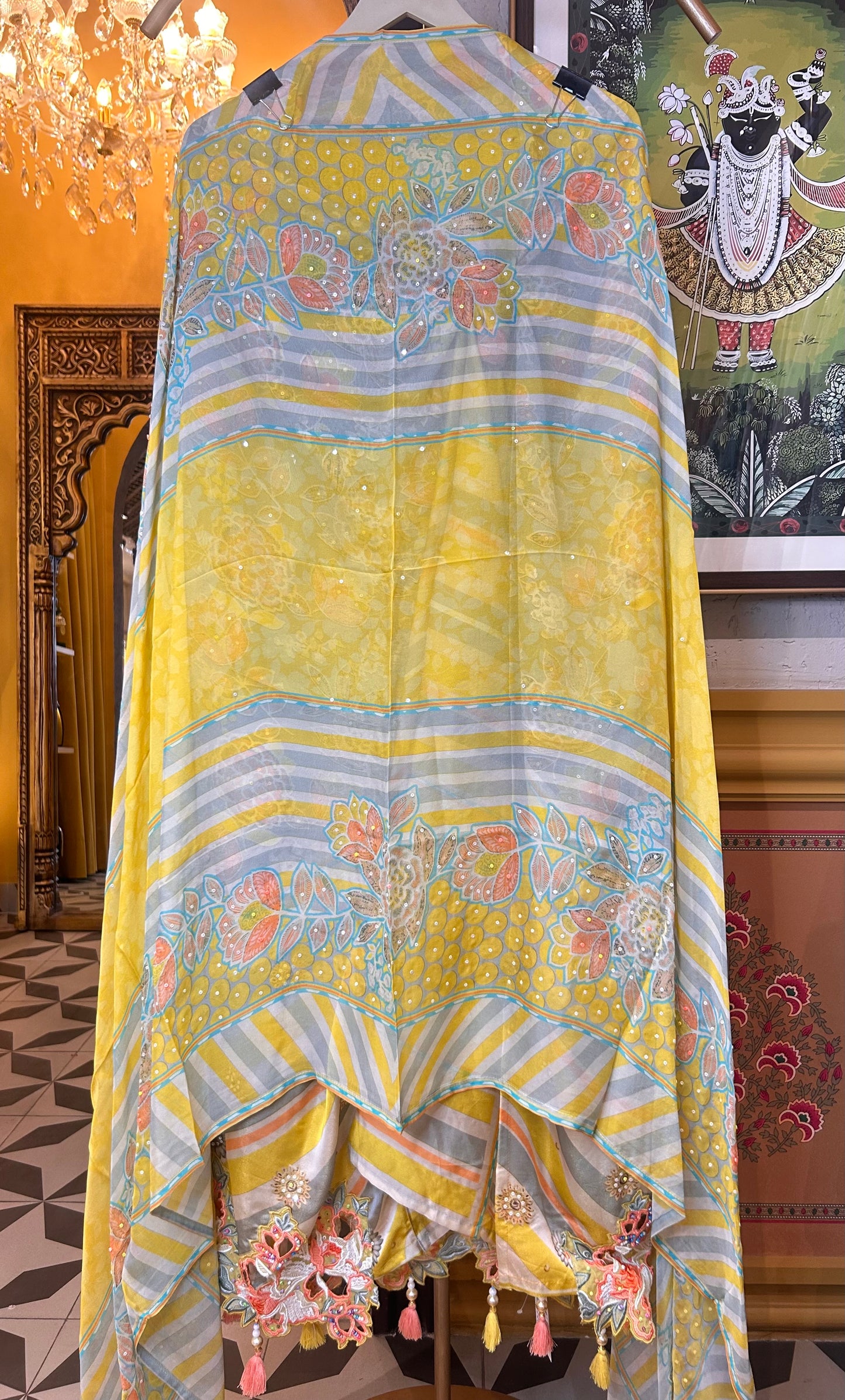 Lavanya Printed Organza Suit