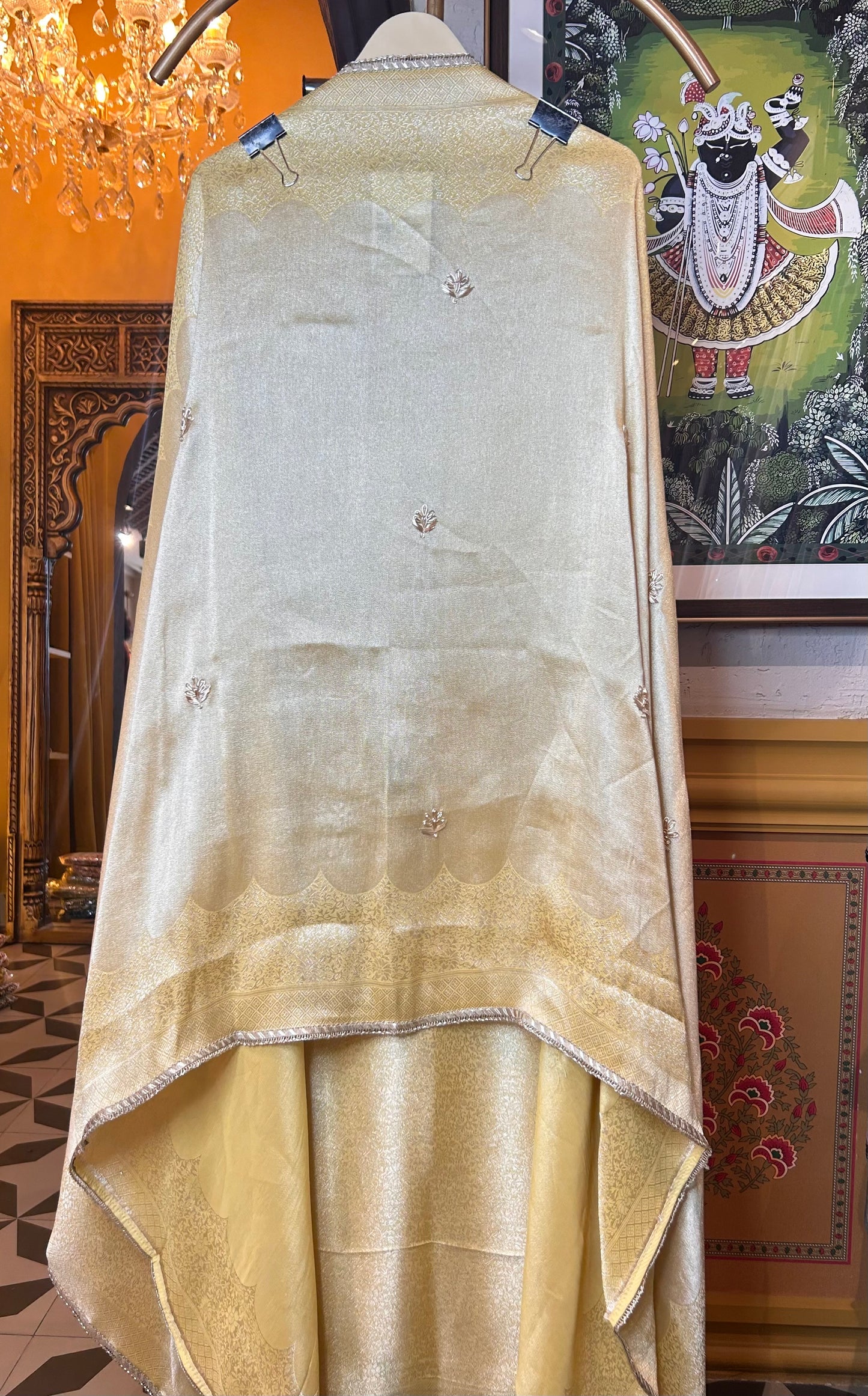 Suhayat Brocade Suit (Yellow)