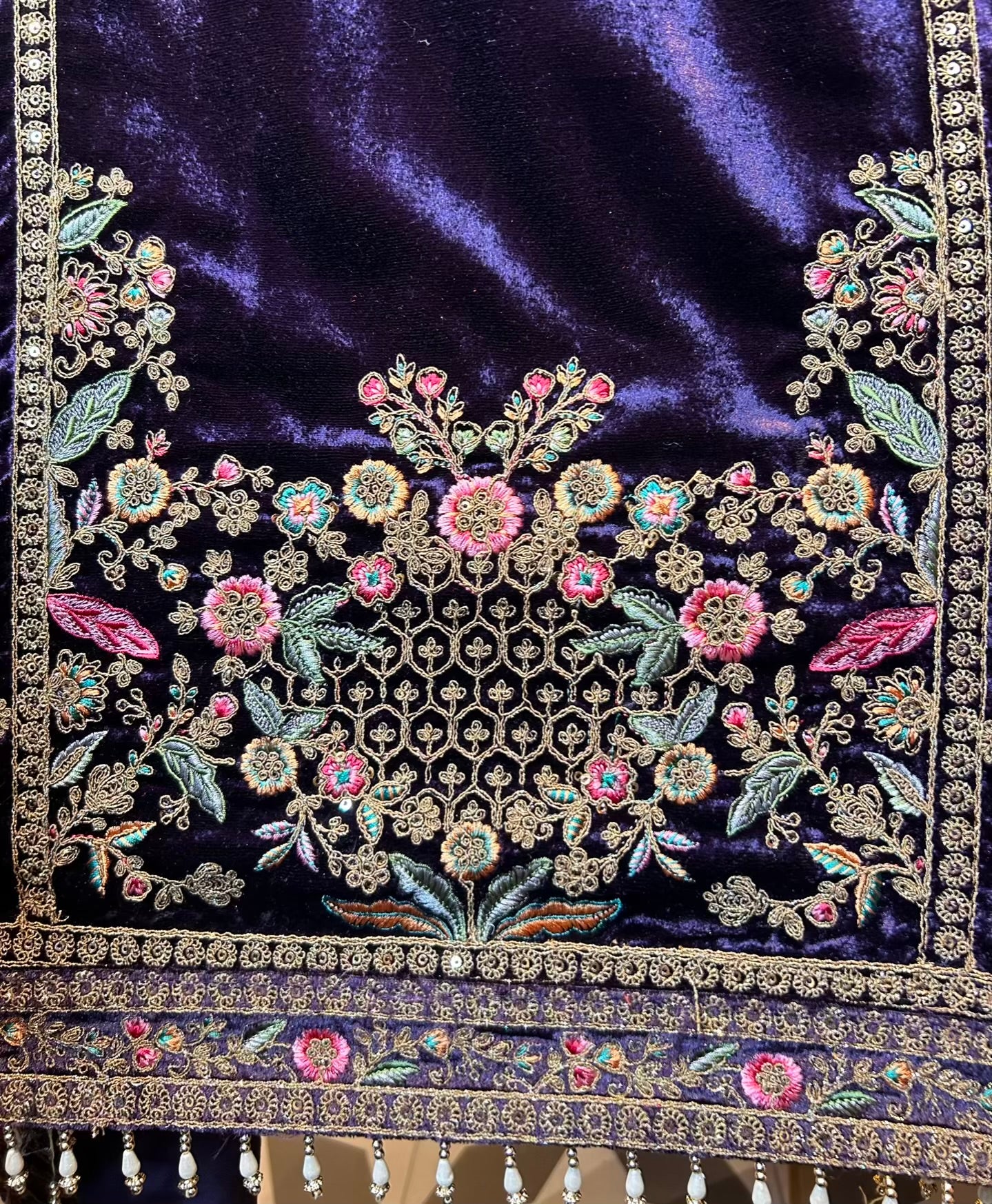 Ferozara Velvet Suit (Purple)