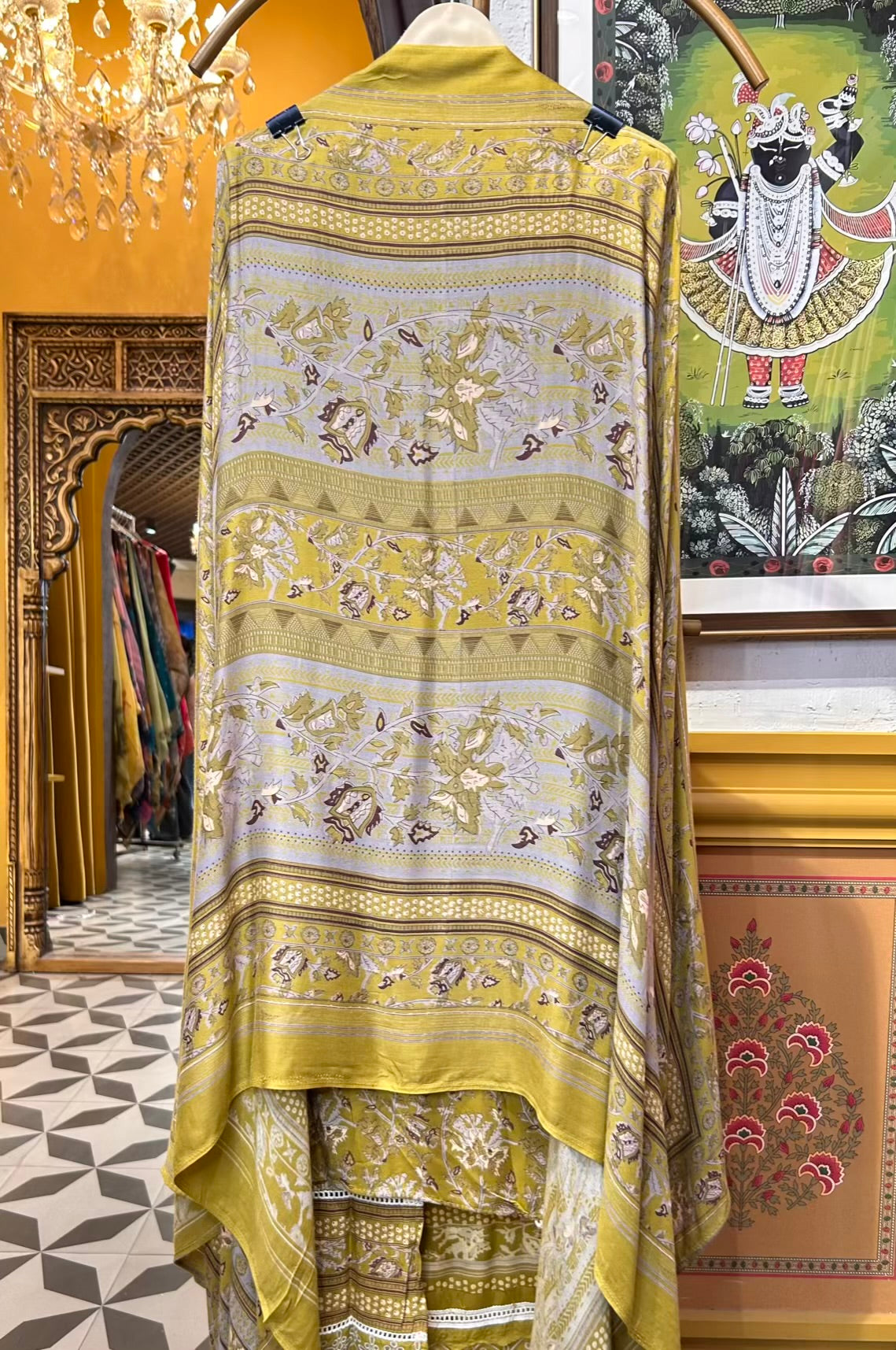 Pashmira Digital Suit (Yellow)