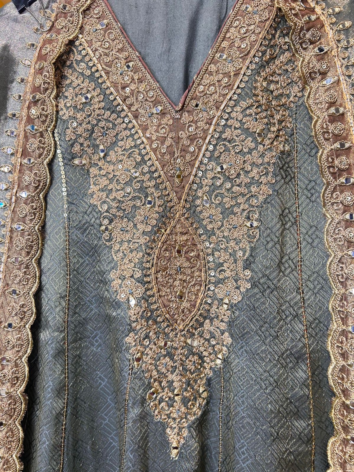 Ruh-e-Zar Anarkali Suit (Powder Blue)