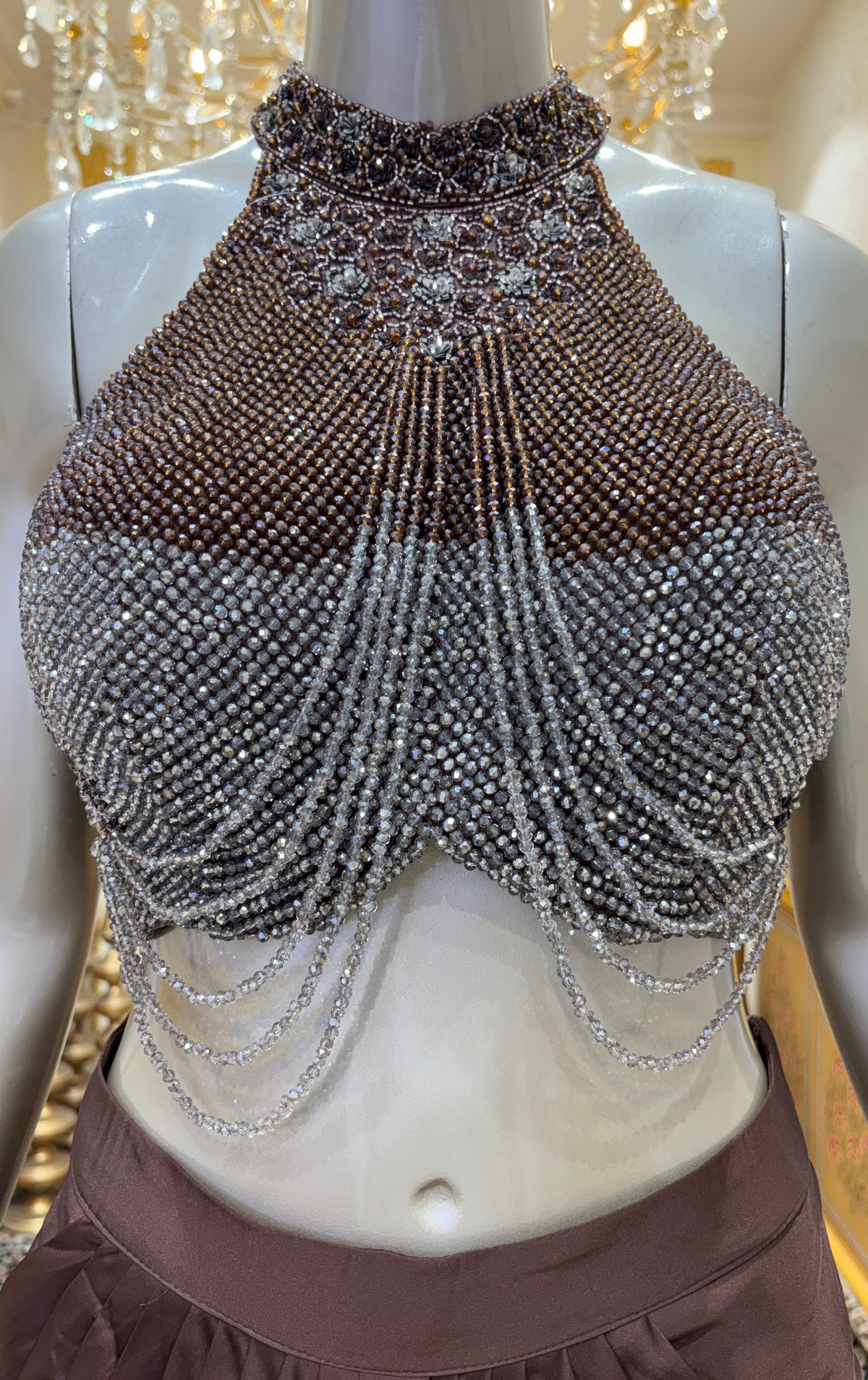 Chandmoti Drape Set