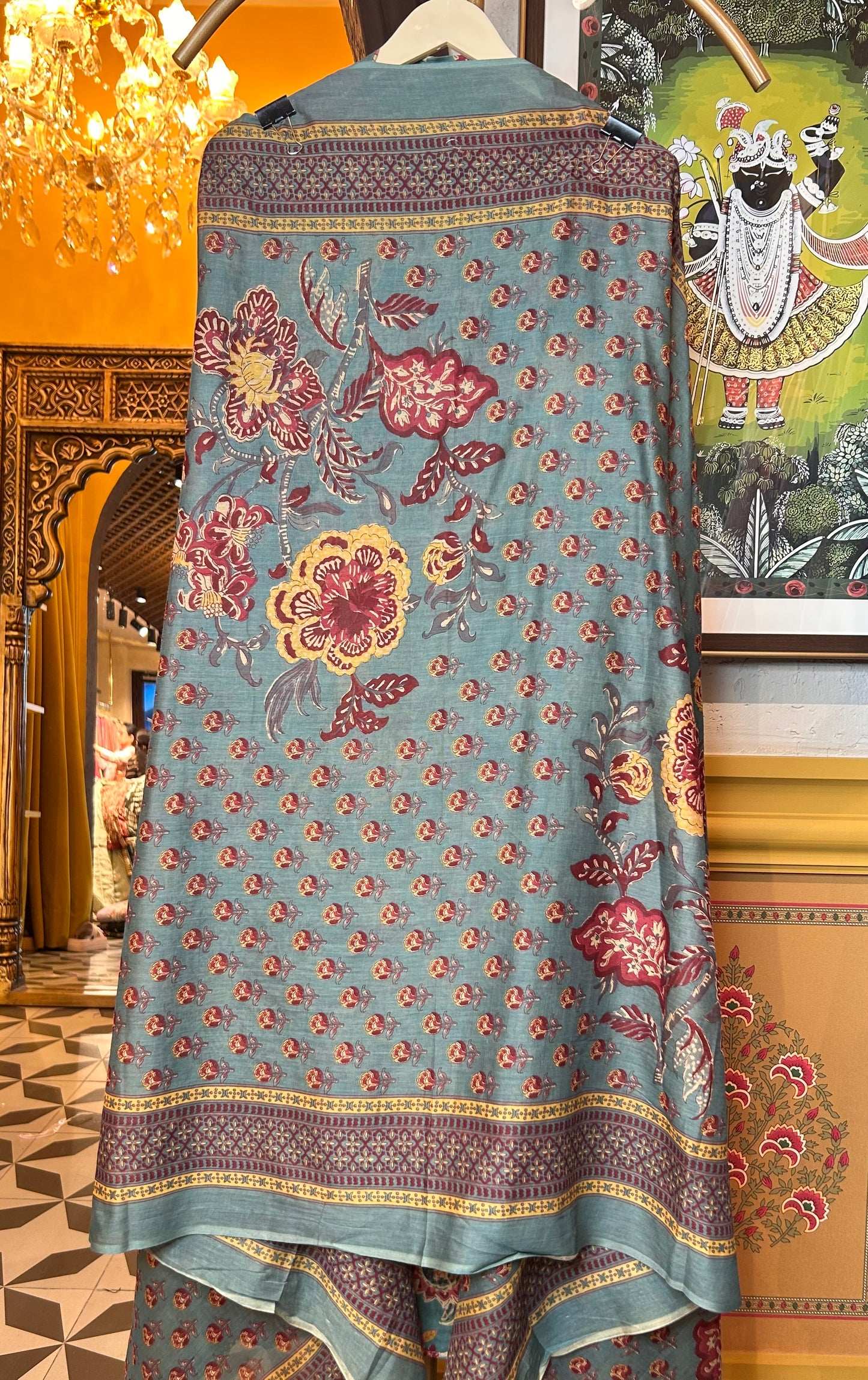Rimjhim Cotton Suit (Blue)