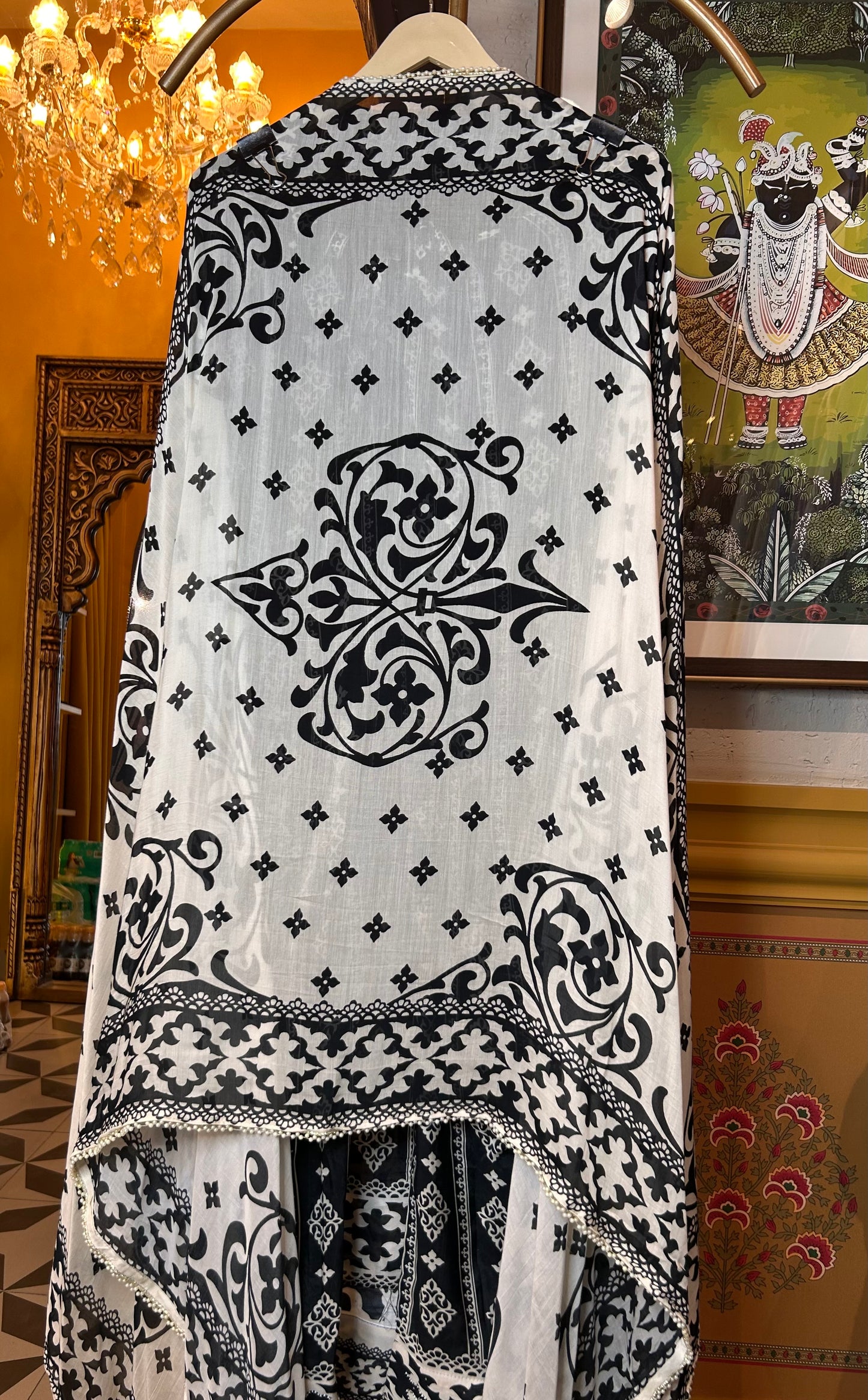 Ilahi Muslin Suit (Black)
