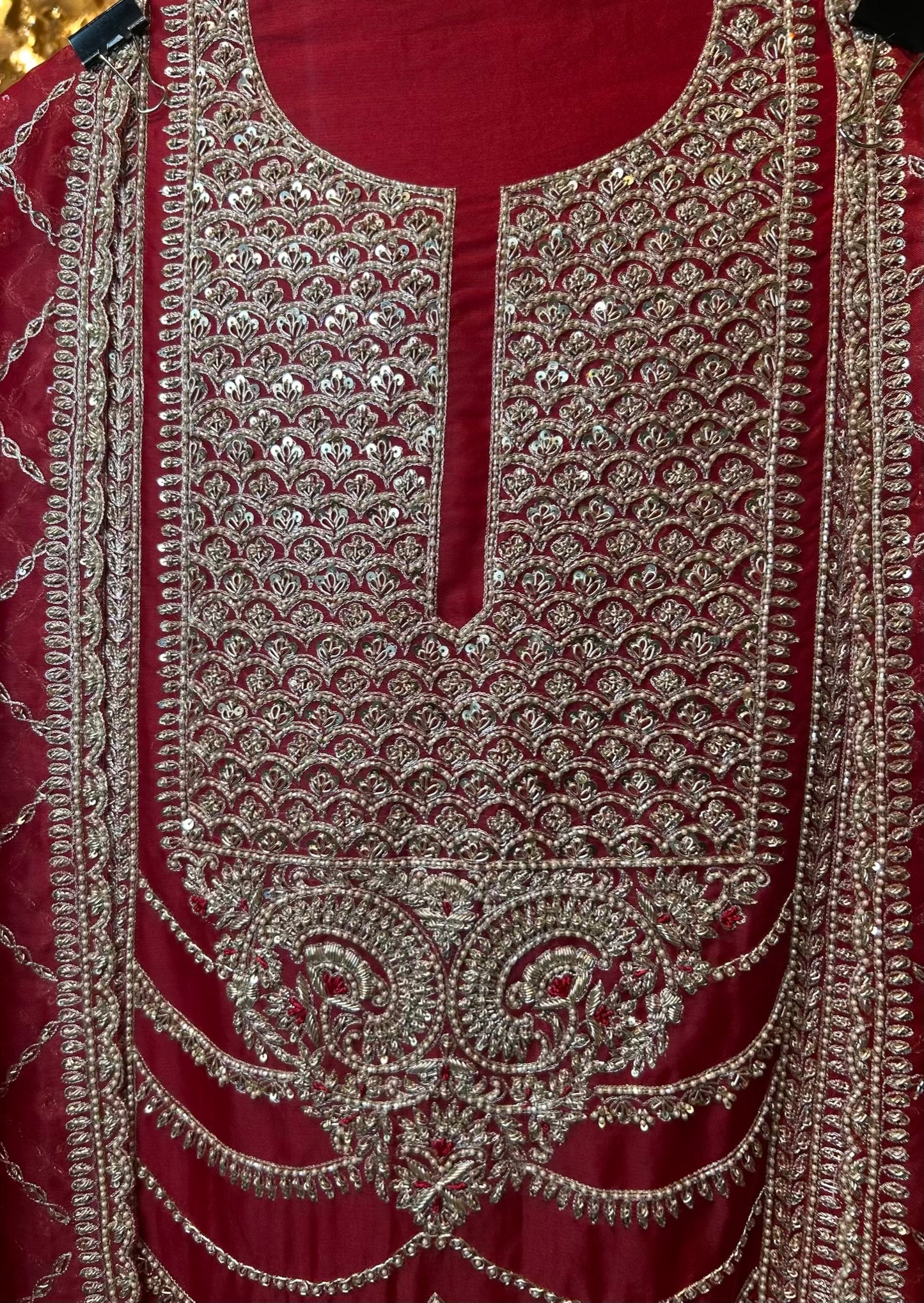Ruhaniyah Organza Suit
