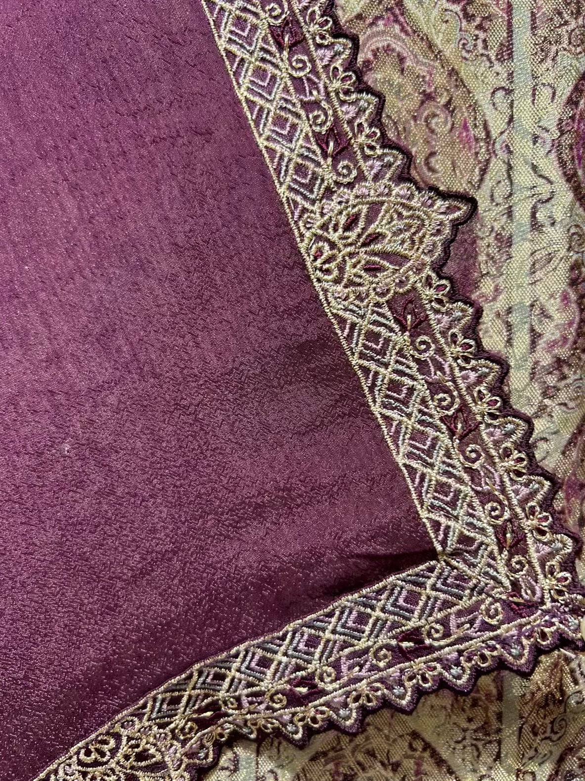 Zehraah Zari Shringaar Suit (Wine)