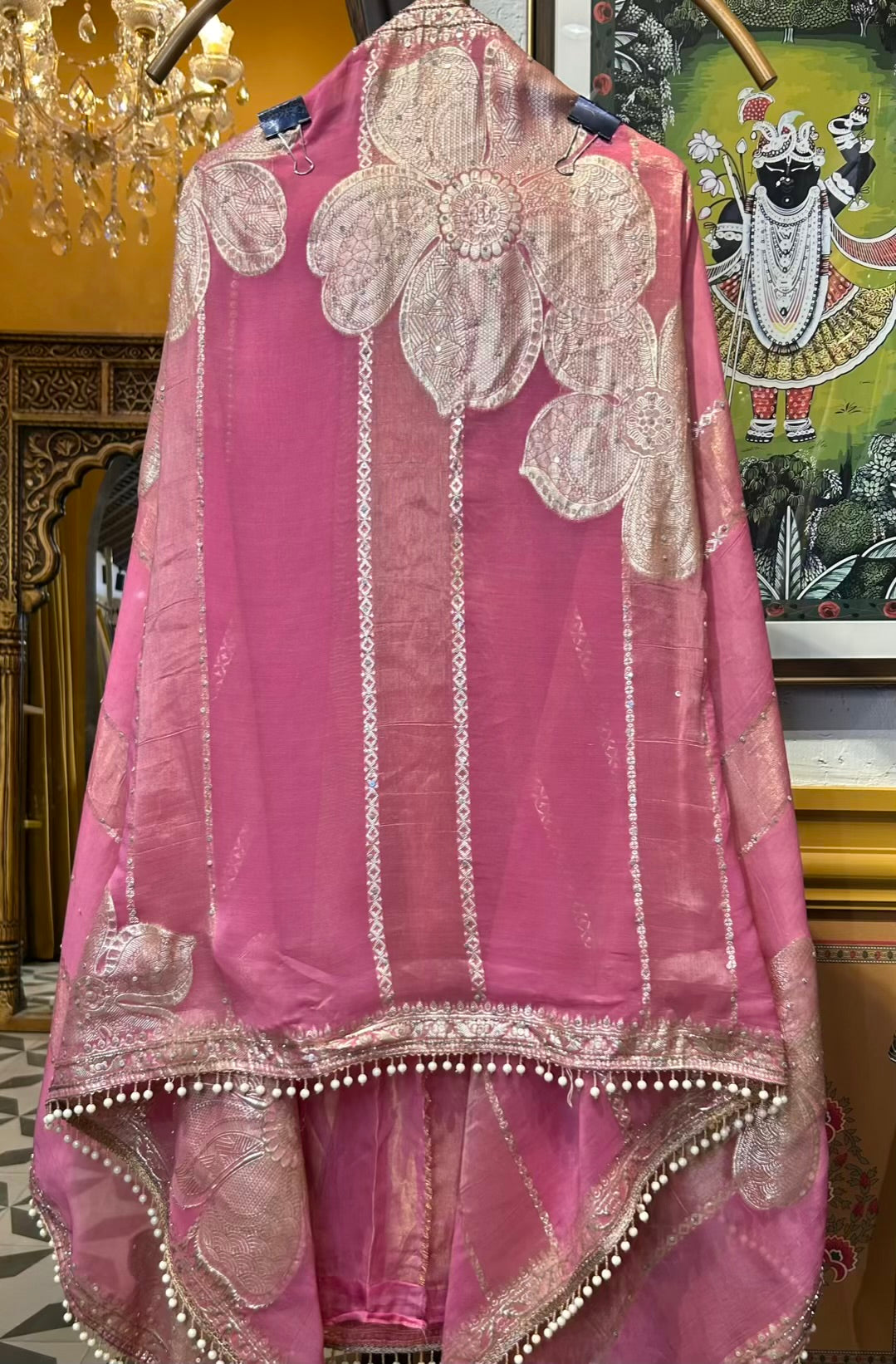 Eshara Organza Suit (Pink)