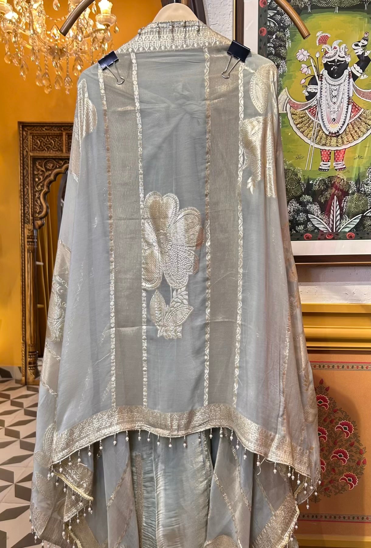 Zahira-é-Noor Suit (Green)