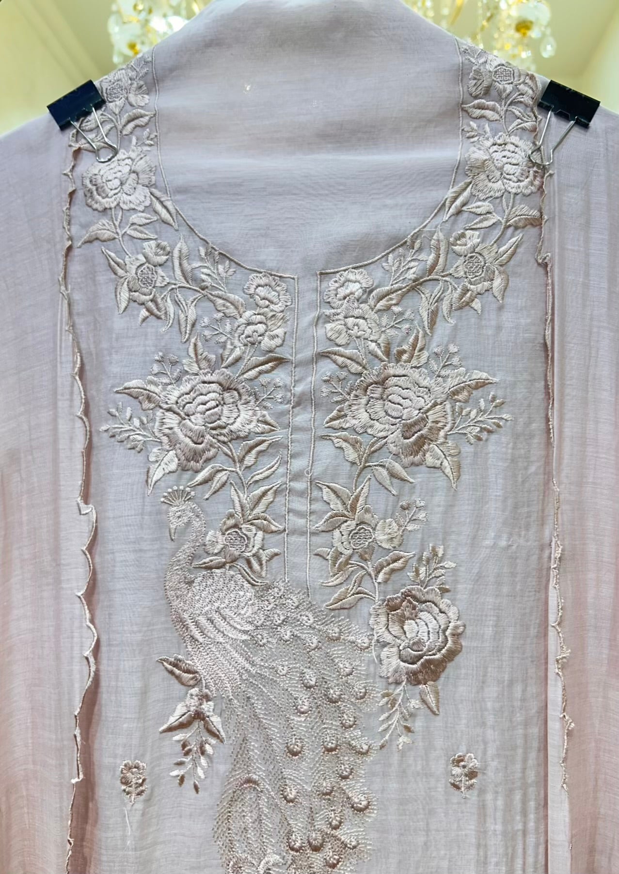 Elyra Thread Chanderi Suit
